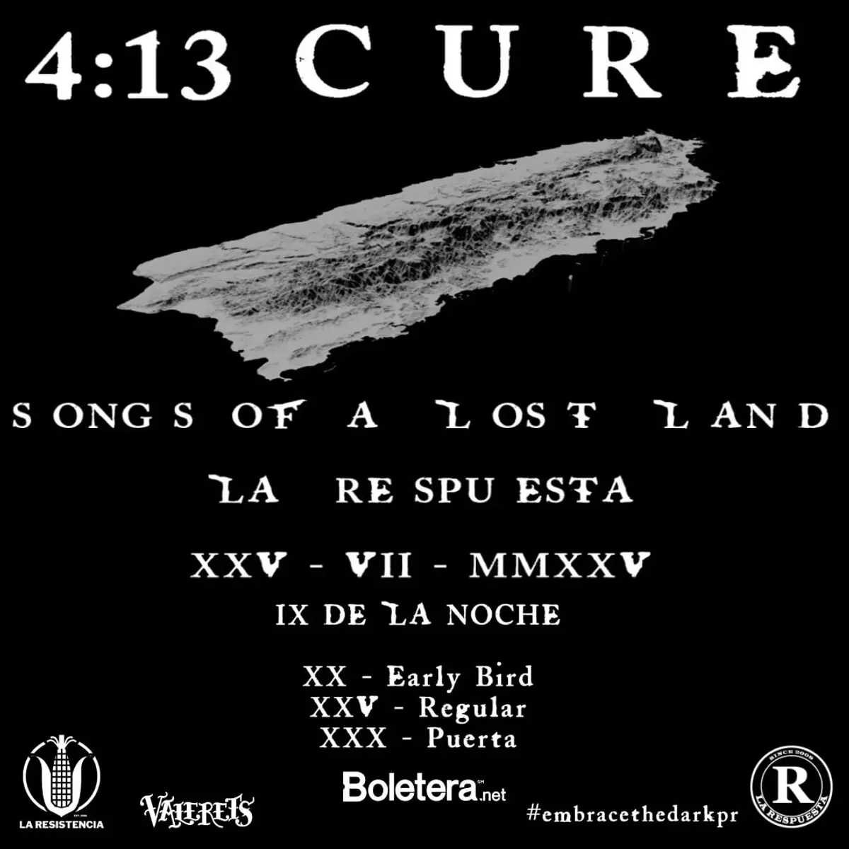 SONGS OF A LOST LAND (TRIBUTO A THE CURE)