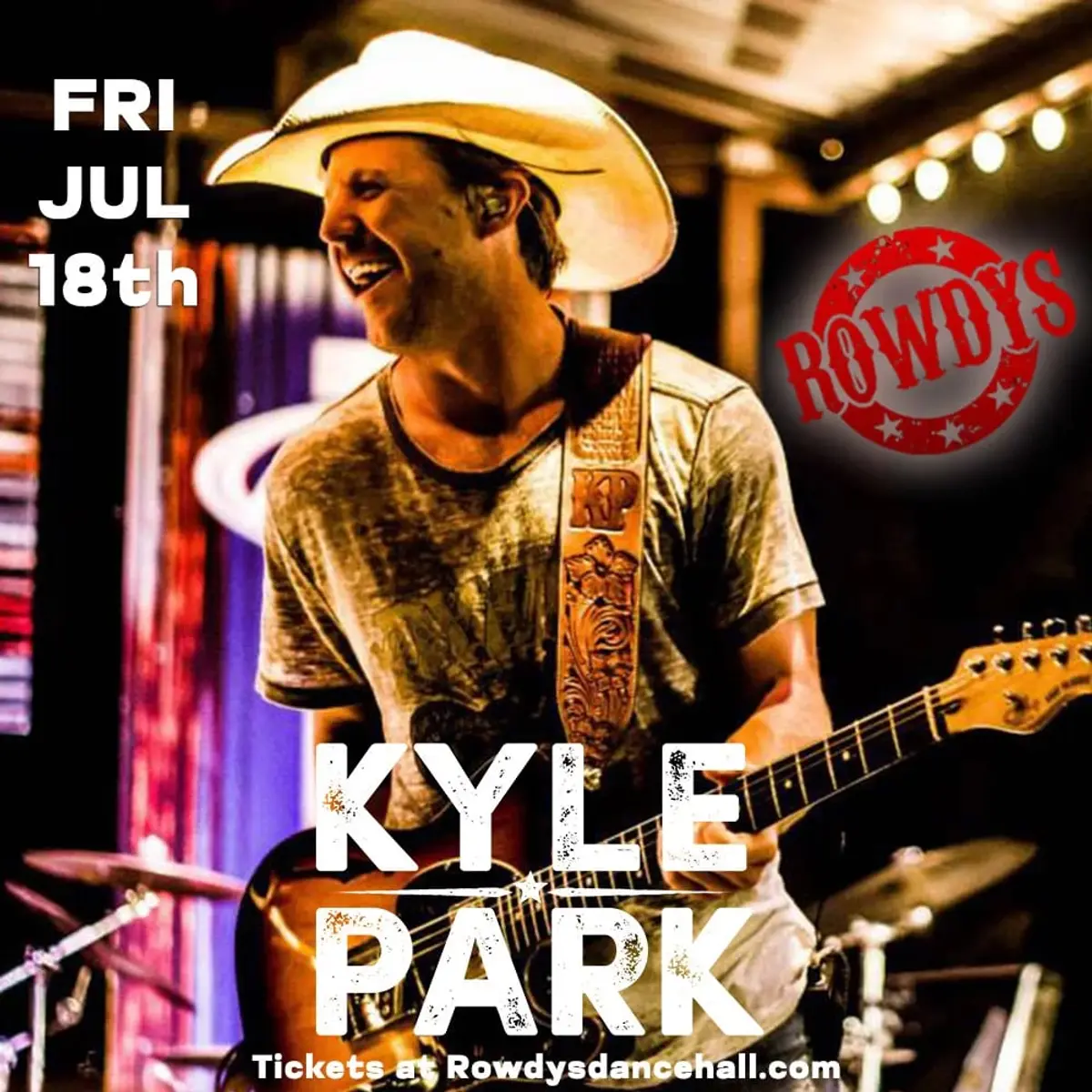 Kyle Park at  Rowdys Dance Hall- Spring