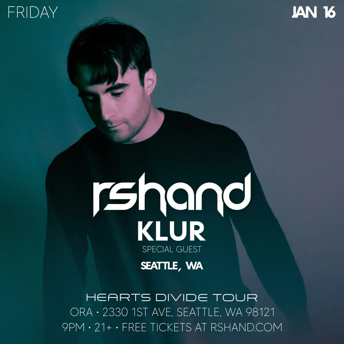 rshand - Hearts Divide Tour with klur at Ora