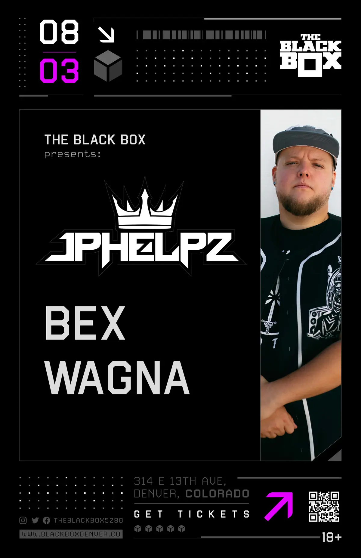 The Black Box presents: jPhelpz w/ Bex, Wagna