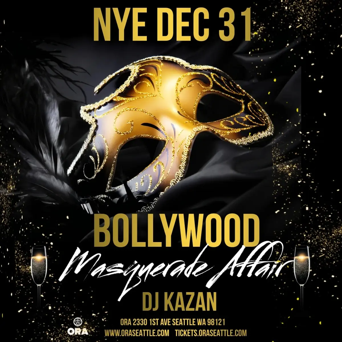 Bollywood NYE Party  A Masquerade Affair at Ora