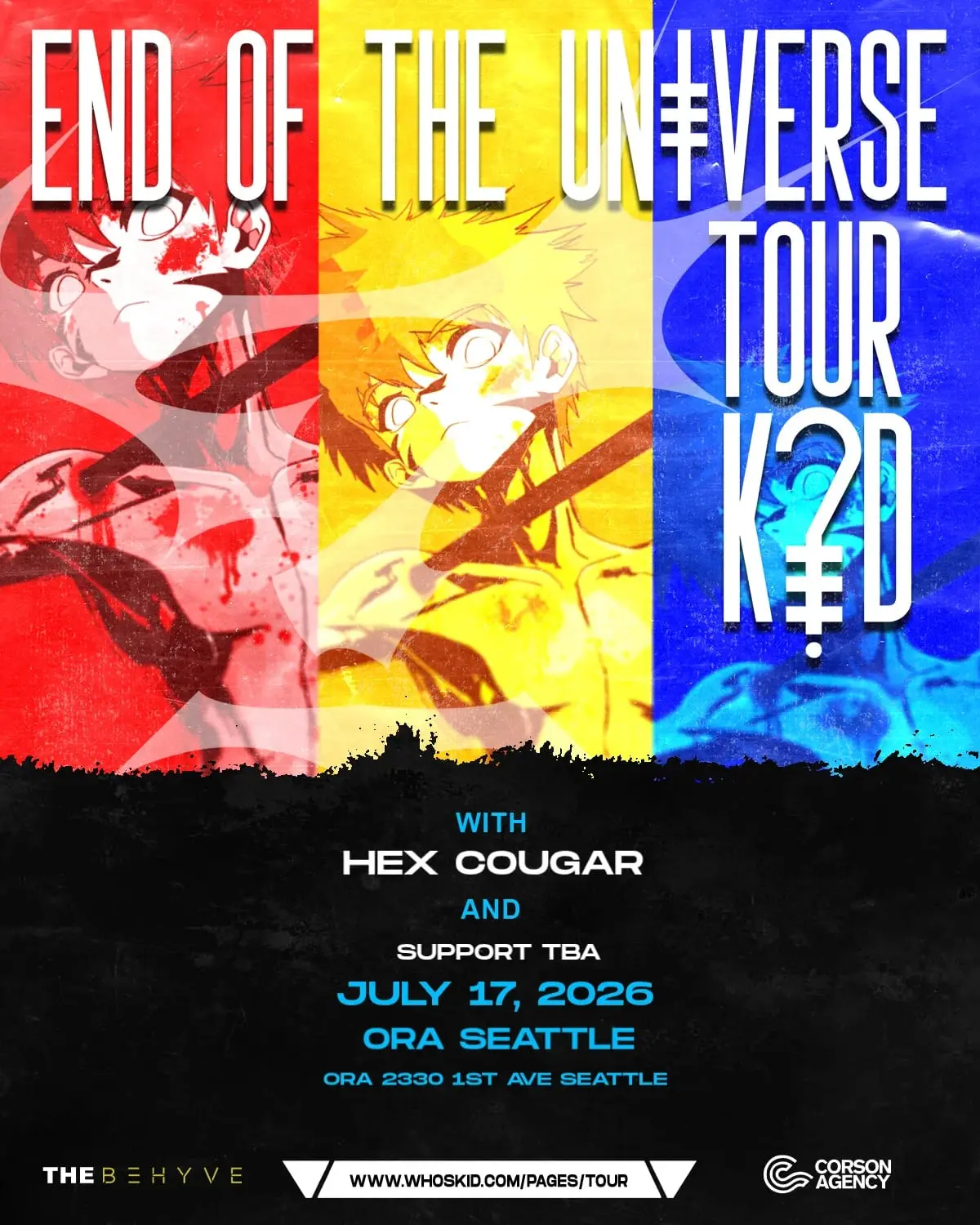 “K?D Presents: End Of The Universe North America Tour” at Ora  (21+)