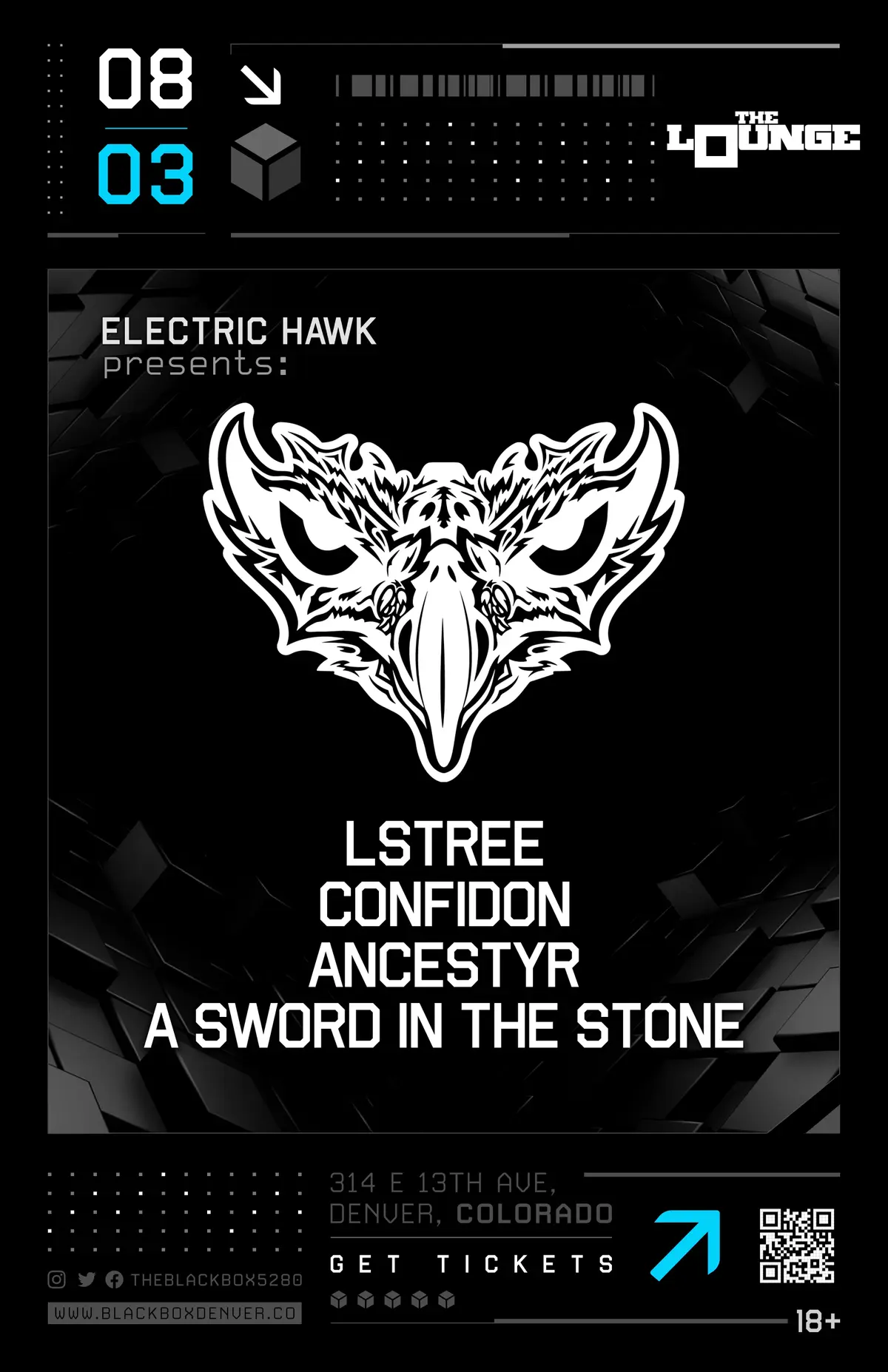 Electric Hawk: LSTree, Confidon, Ancestyr, A Sword In The Stone