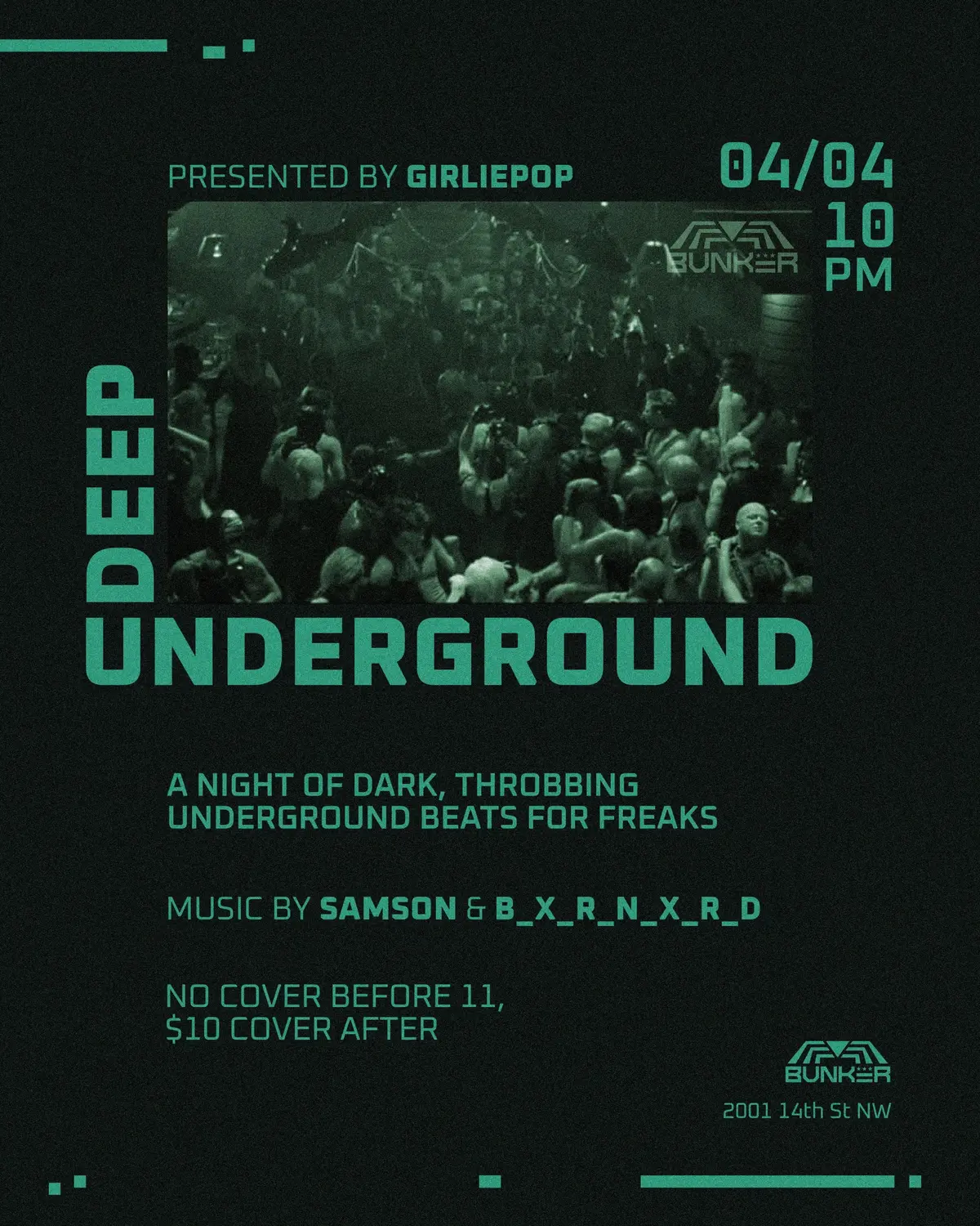 DEEP UNDERGROUND presented by GIRLIEPOP