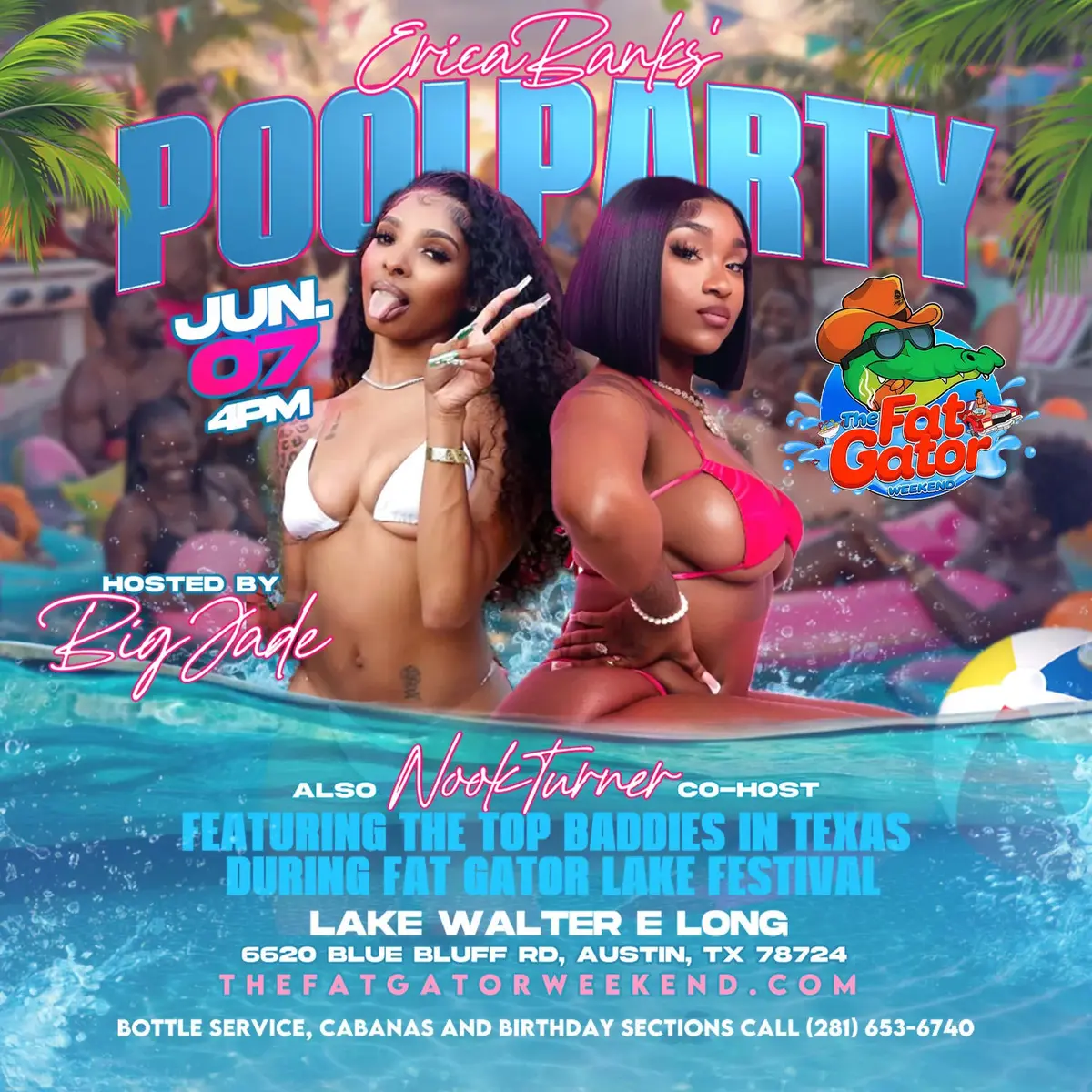 Erica Banks & Big Jade Pool Party