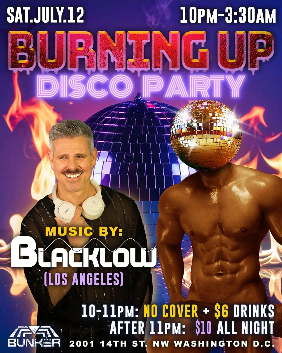 Burning Up: Disco Party with Blacklow (Los Angeles)