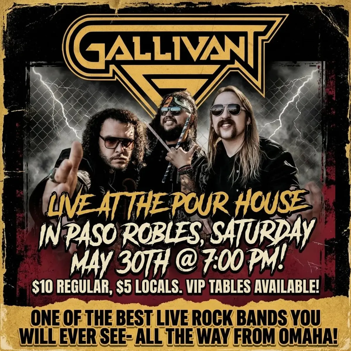 GALLIVANT Live at The Pour House!