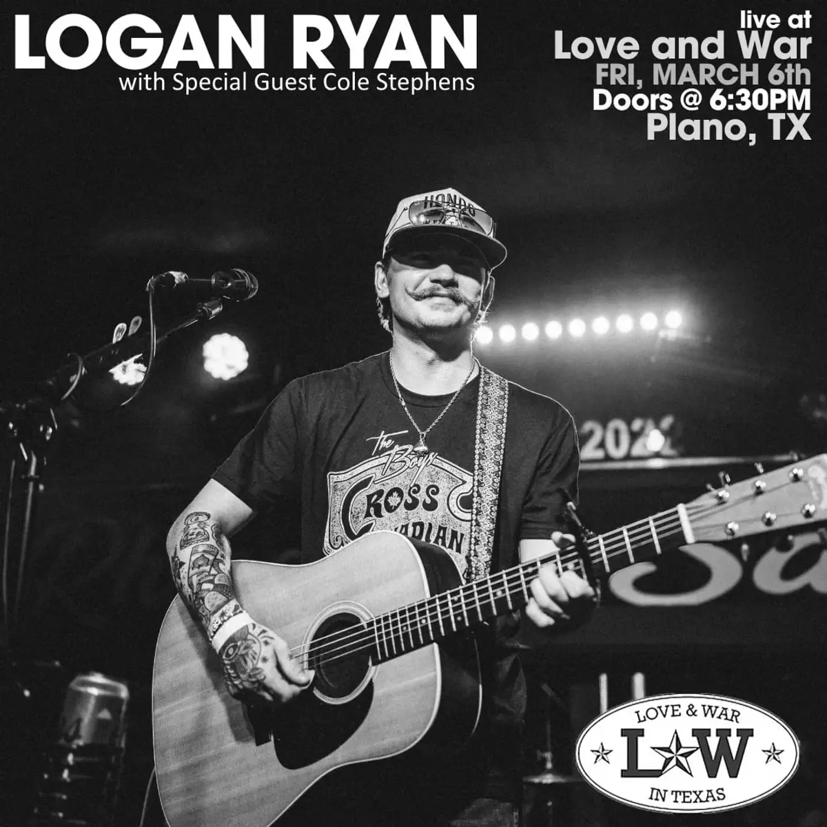 LOGAN RYAN BAND w/ special guest Cole Stephens