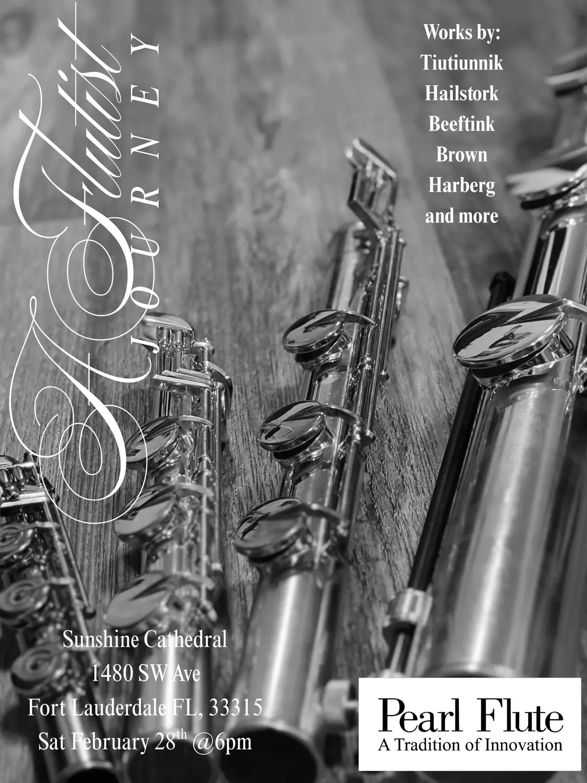 A Flutist Journey with Adrian McGrady at Sunshine Cathedral Center for the Performing Arts