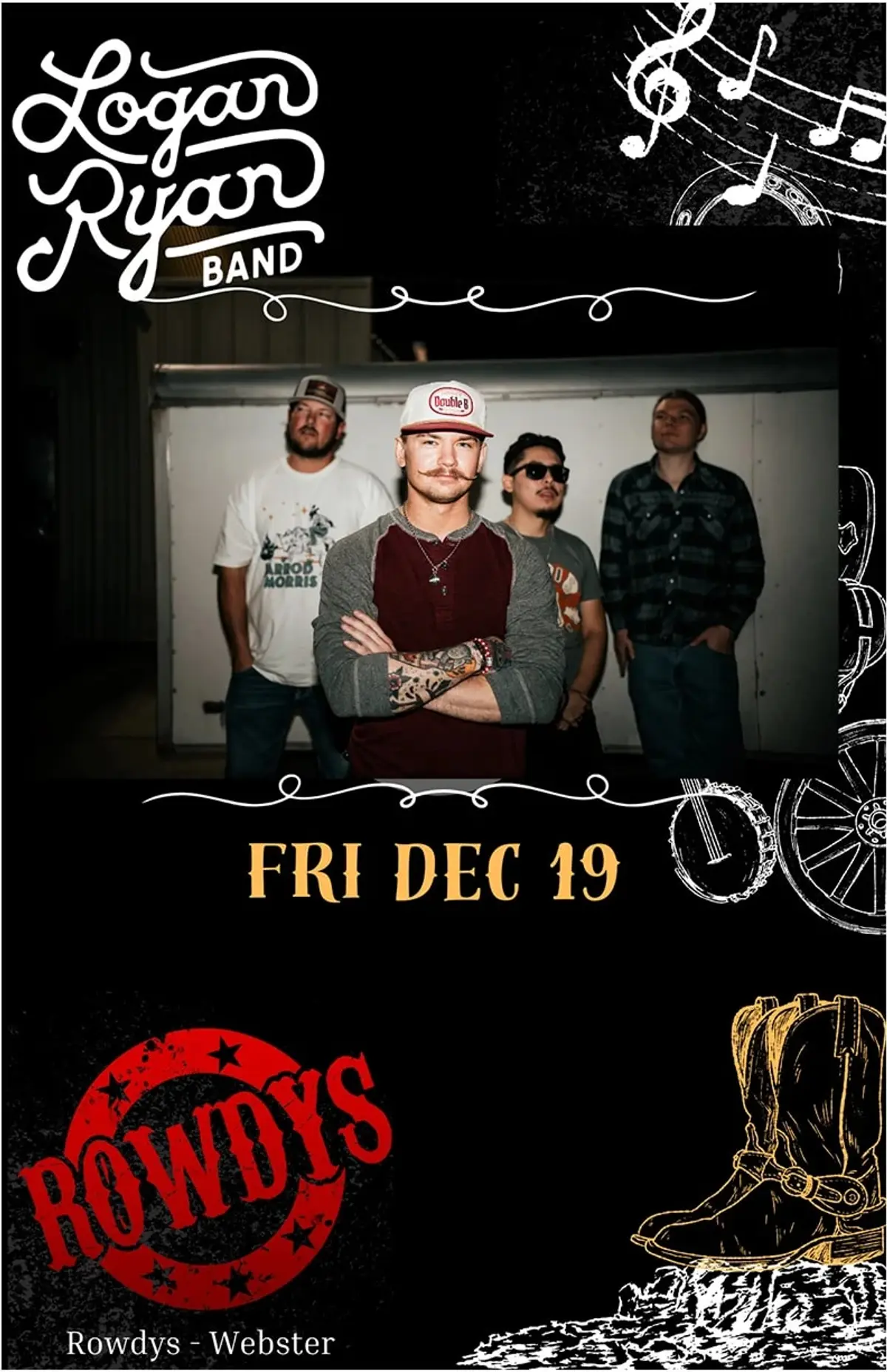 Logan Ryan Band at Rowdys Webster