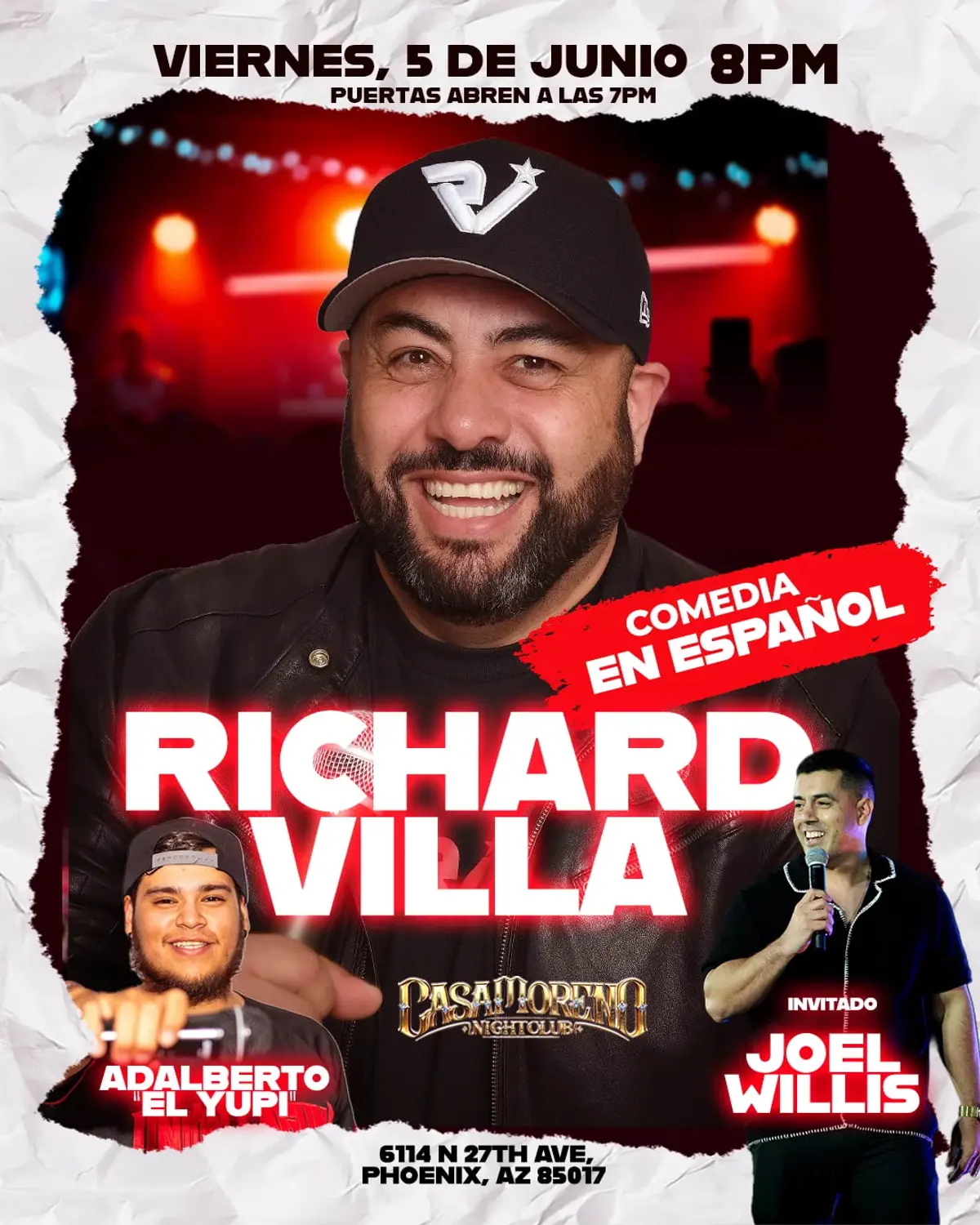 Richard Villa: Vivo En Phoenix, Arizona - Comedia En Español
