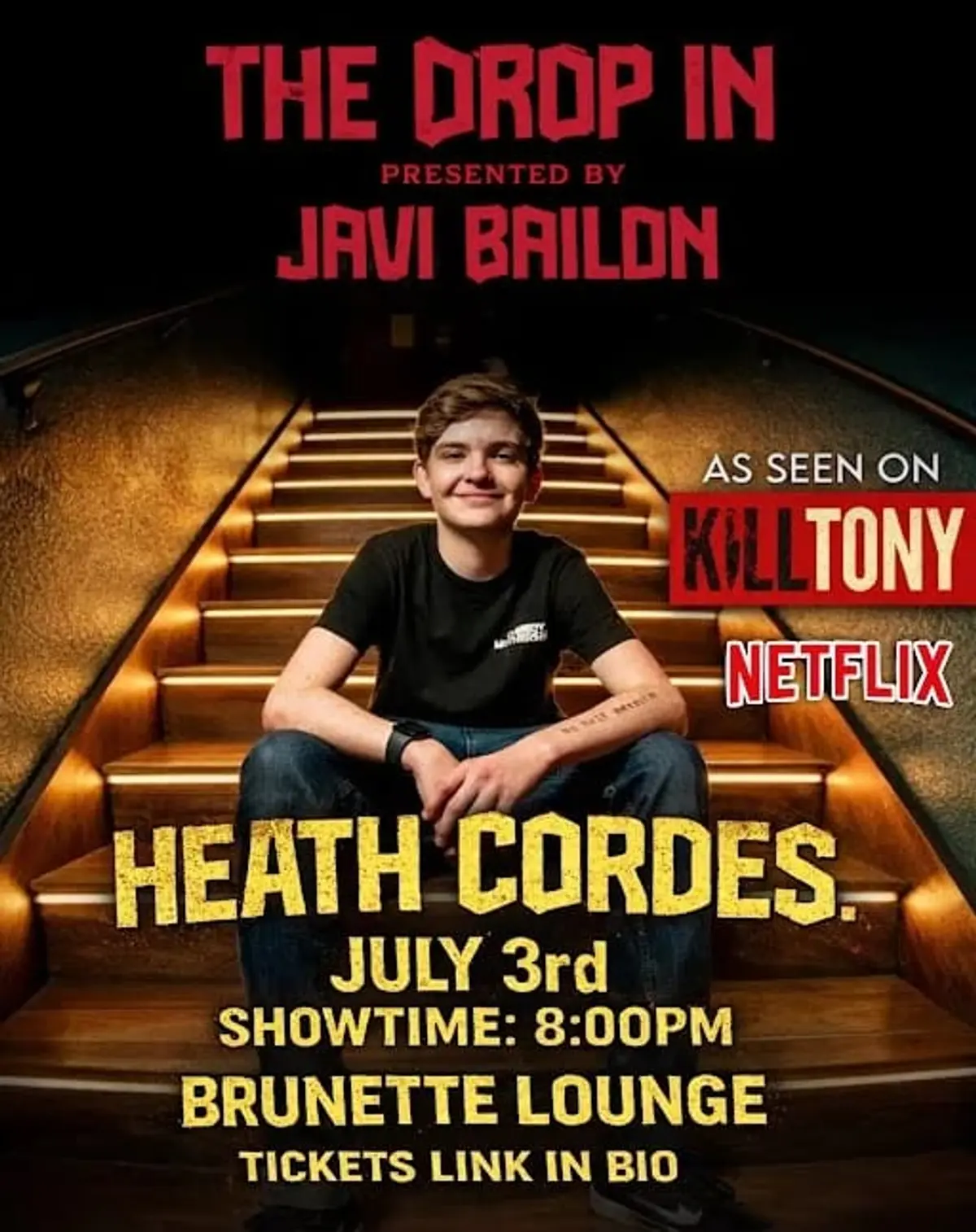 The Drop In Presented by Javi Bailon : Heath Cordes Live in El Paso TX