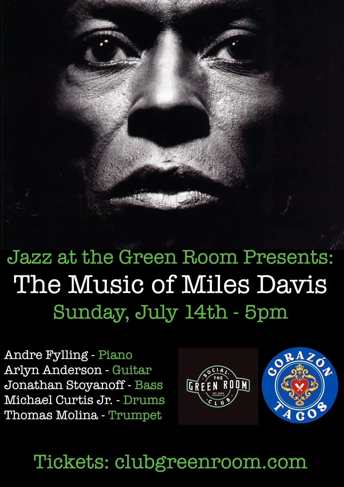 Sunday Jazz Series: The Music of Miles Davis (Jazz)