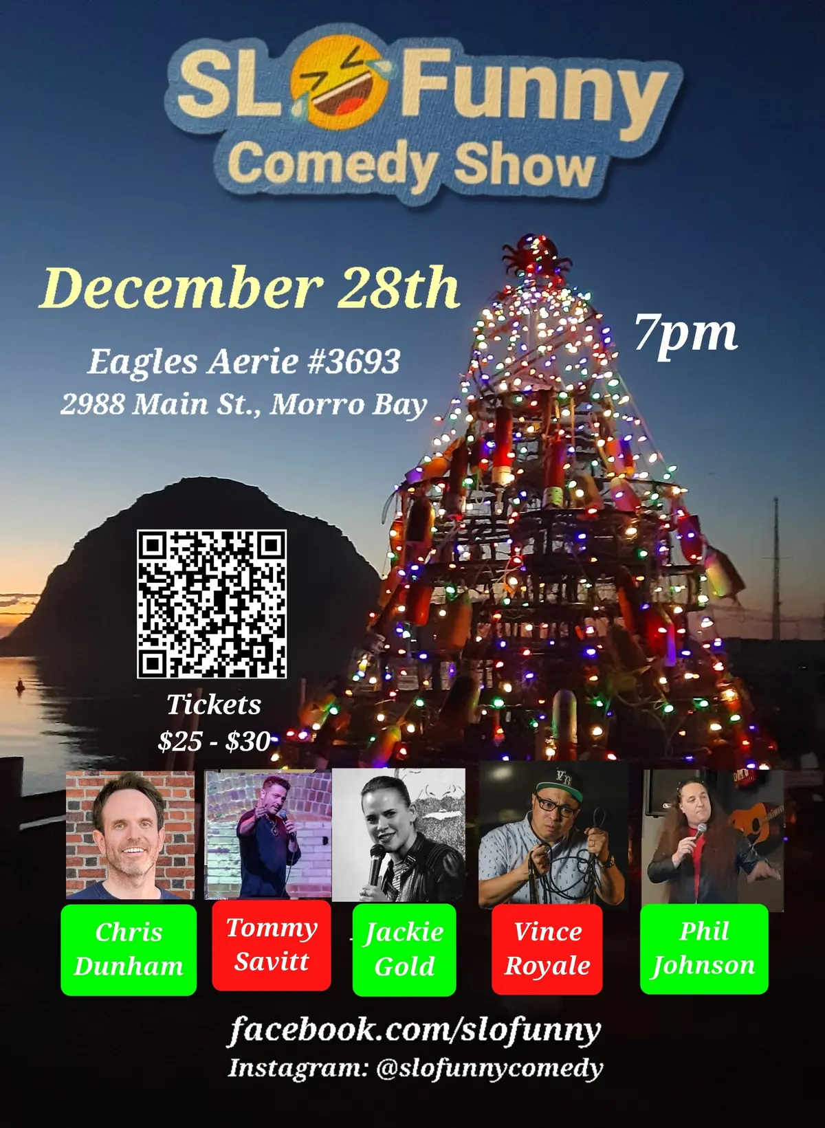 SLOFunny Comedy Show at the Morro Bay Eagles