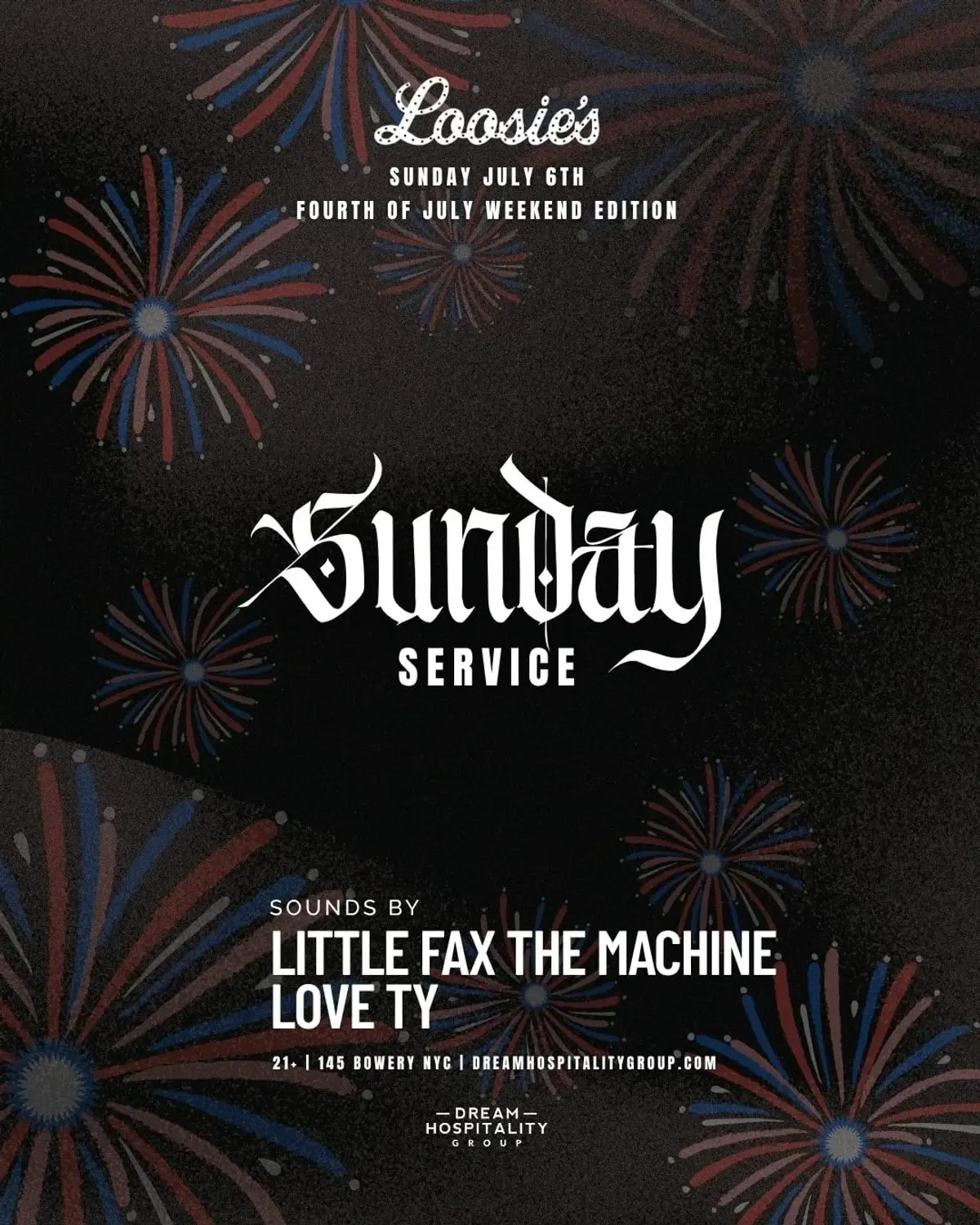 SUNDAY NIGHT @ LOOSIE'S NYC