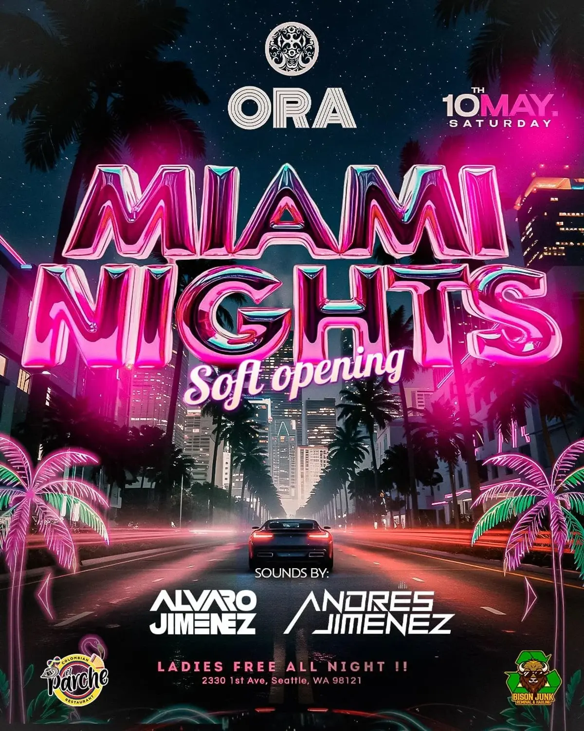 Miami Nights ( Latin Saturdays) at Ora