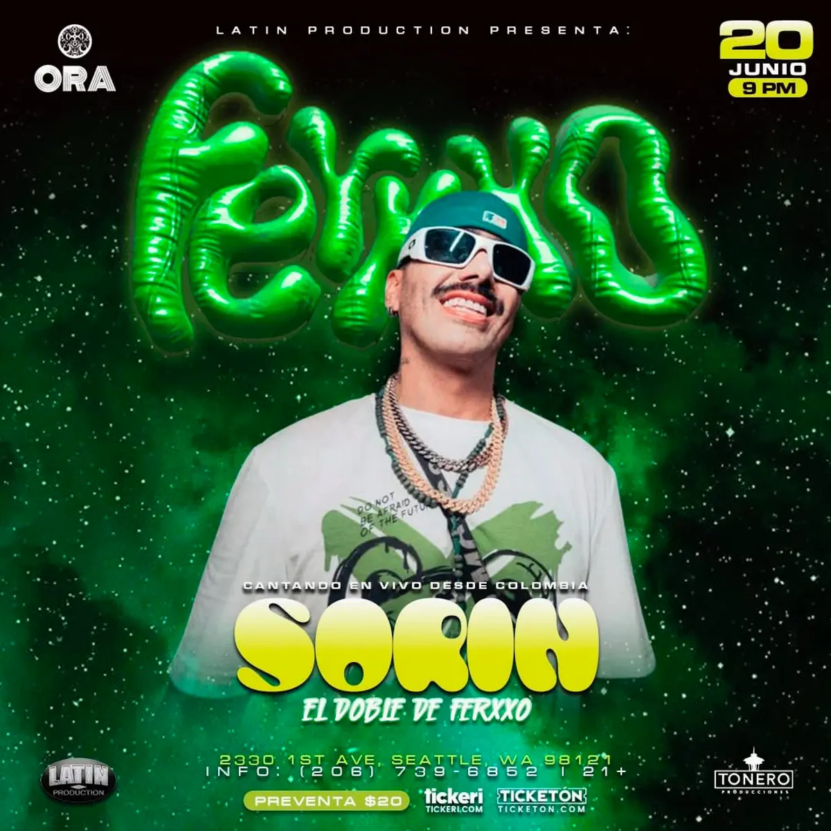 Sorin El Doble De Ferxxo at Ora (21+)