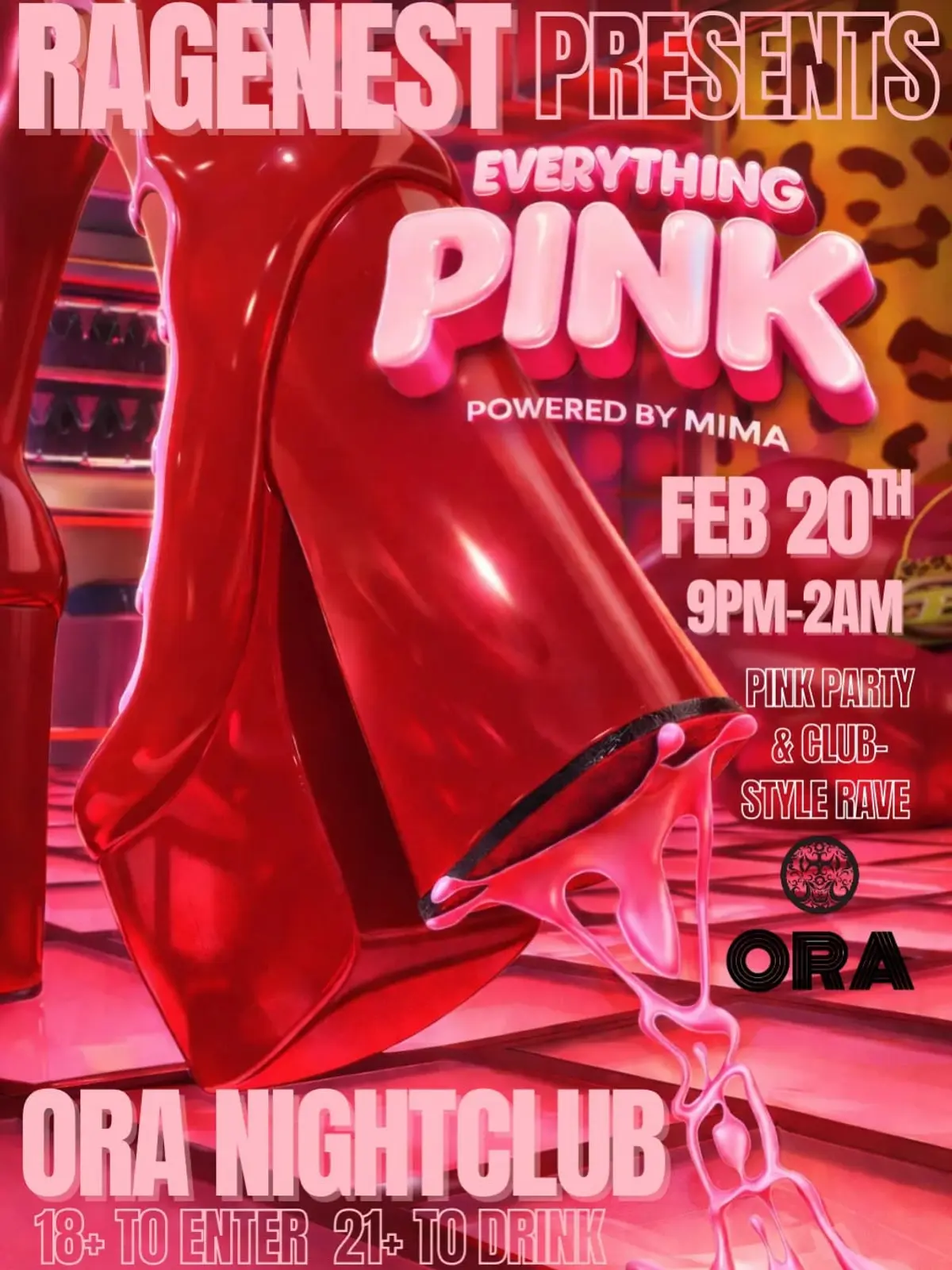 EVERYTHING PINK at Ora (18+)