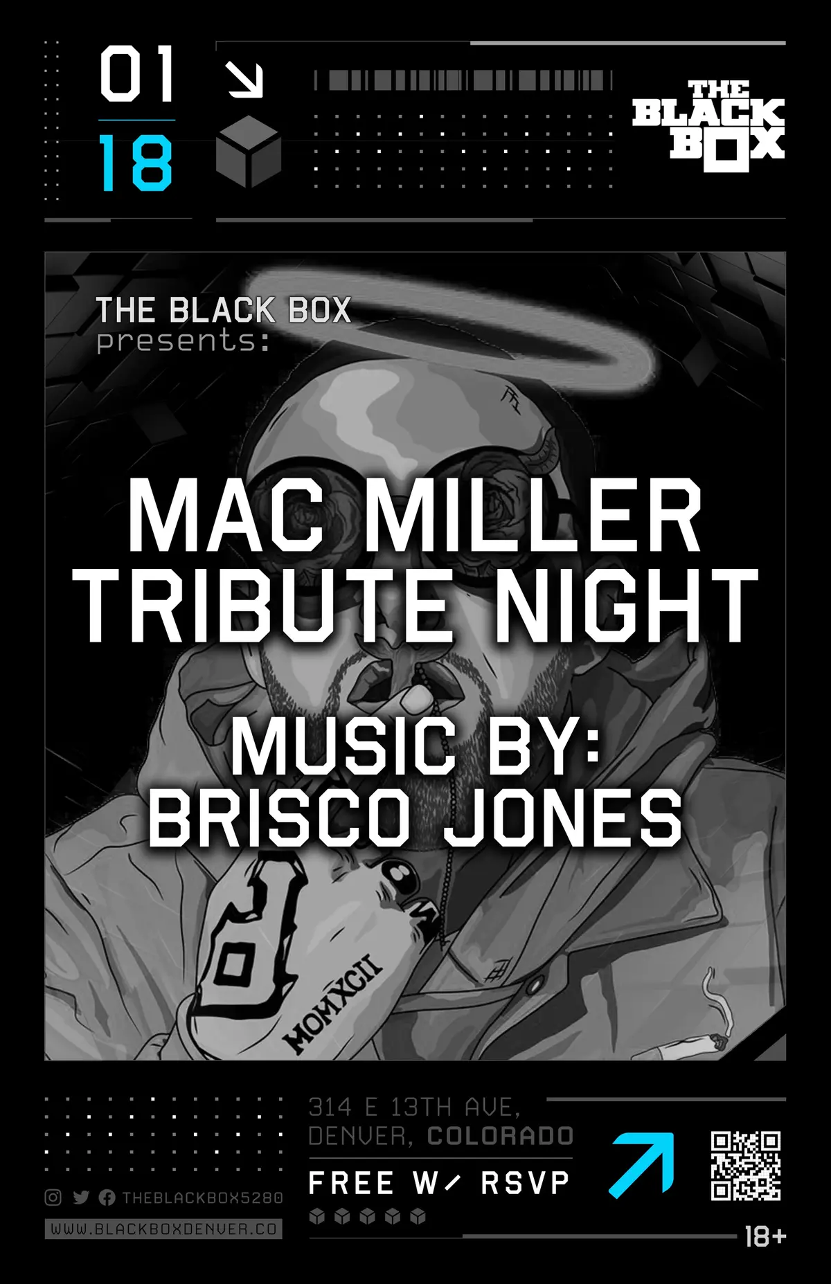 Mac Miller Tribute Night - Music by Brisco Jones (Free w/ RSVP)