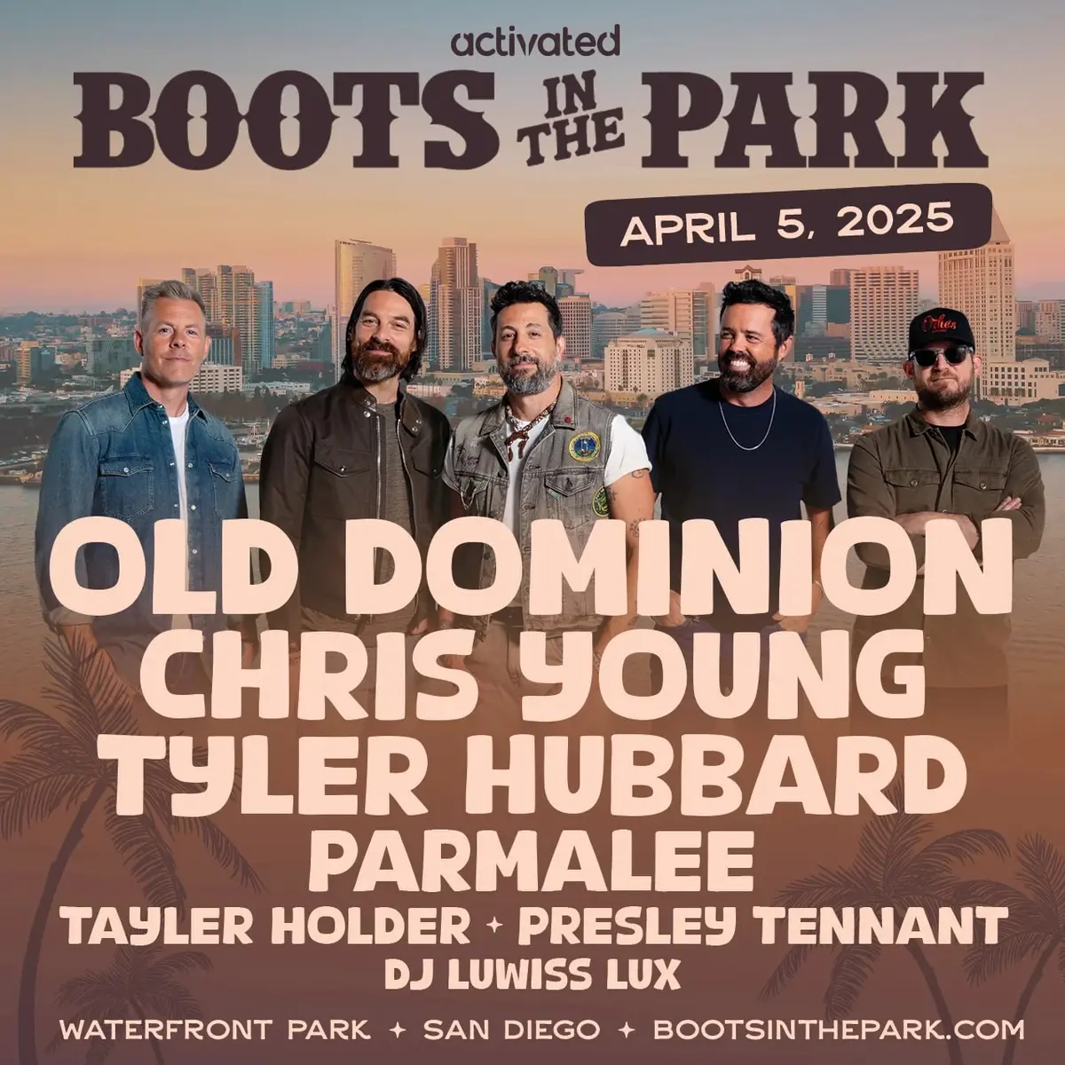 San Diego Boots In The Park: Old Dominion, Chris Young + Friends