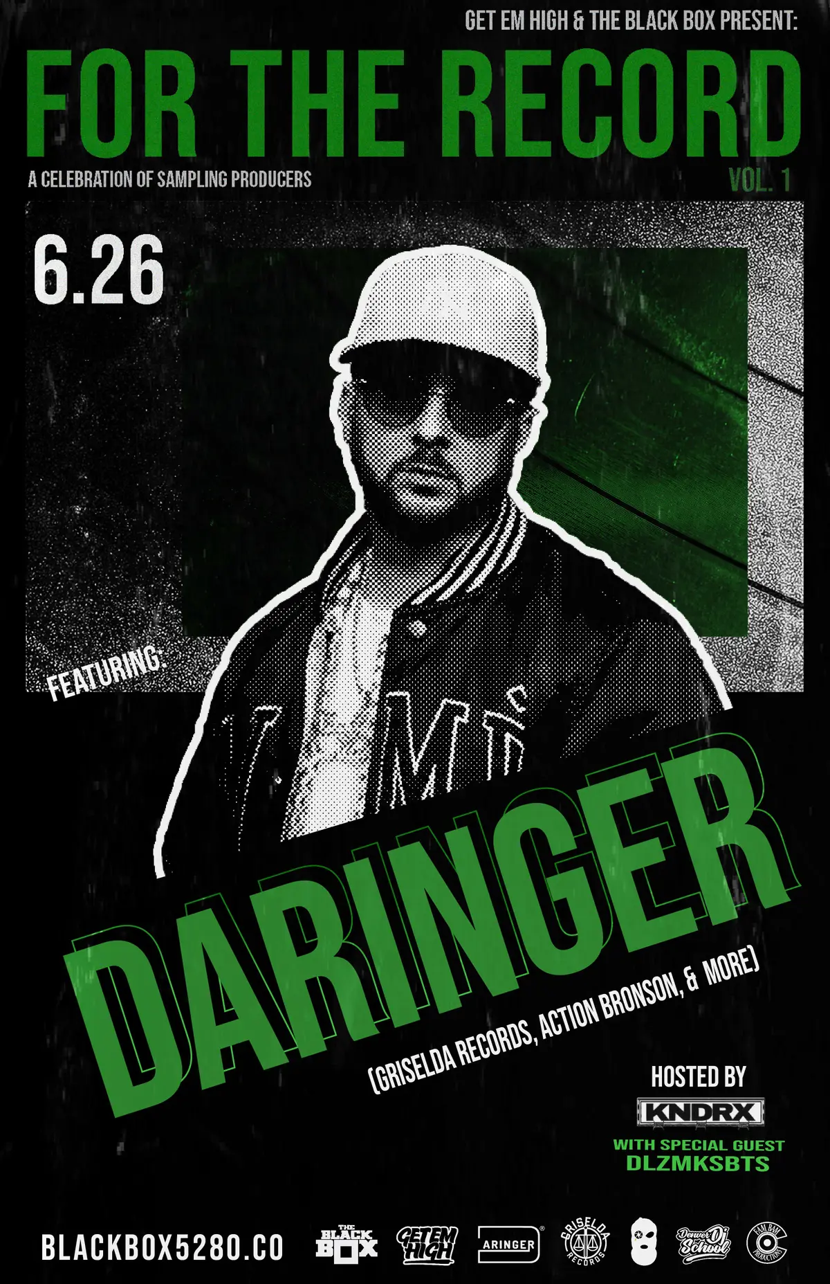 The Black Box & Get Em High present - For The Record Vol. 1: Daringer of Griselda Records