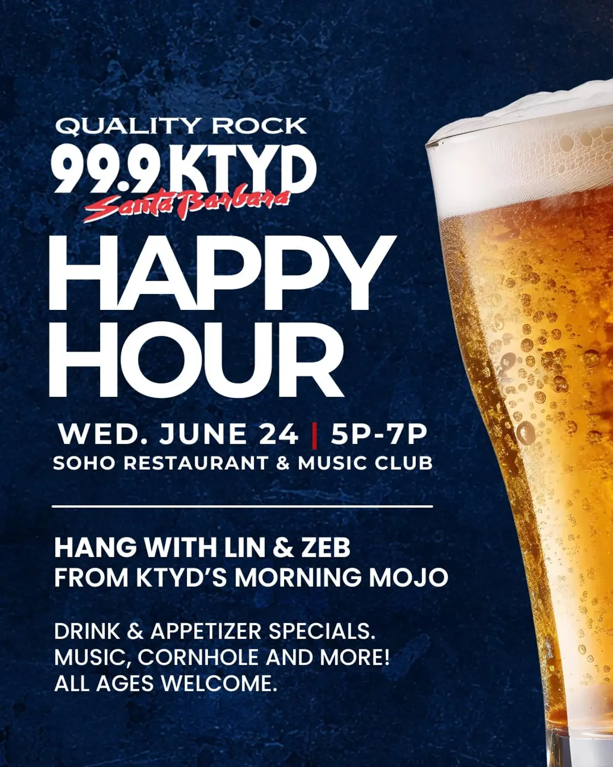 The KTYD MOJO Happy Hour at SOhO