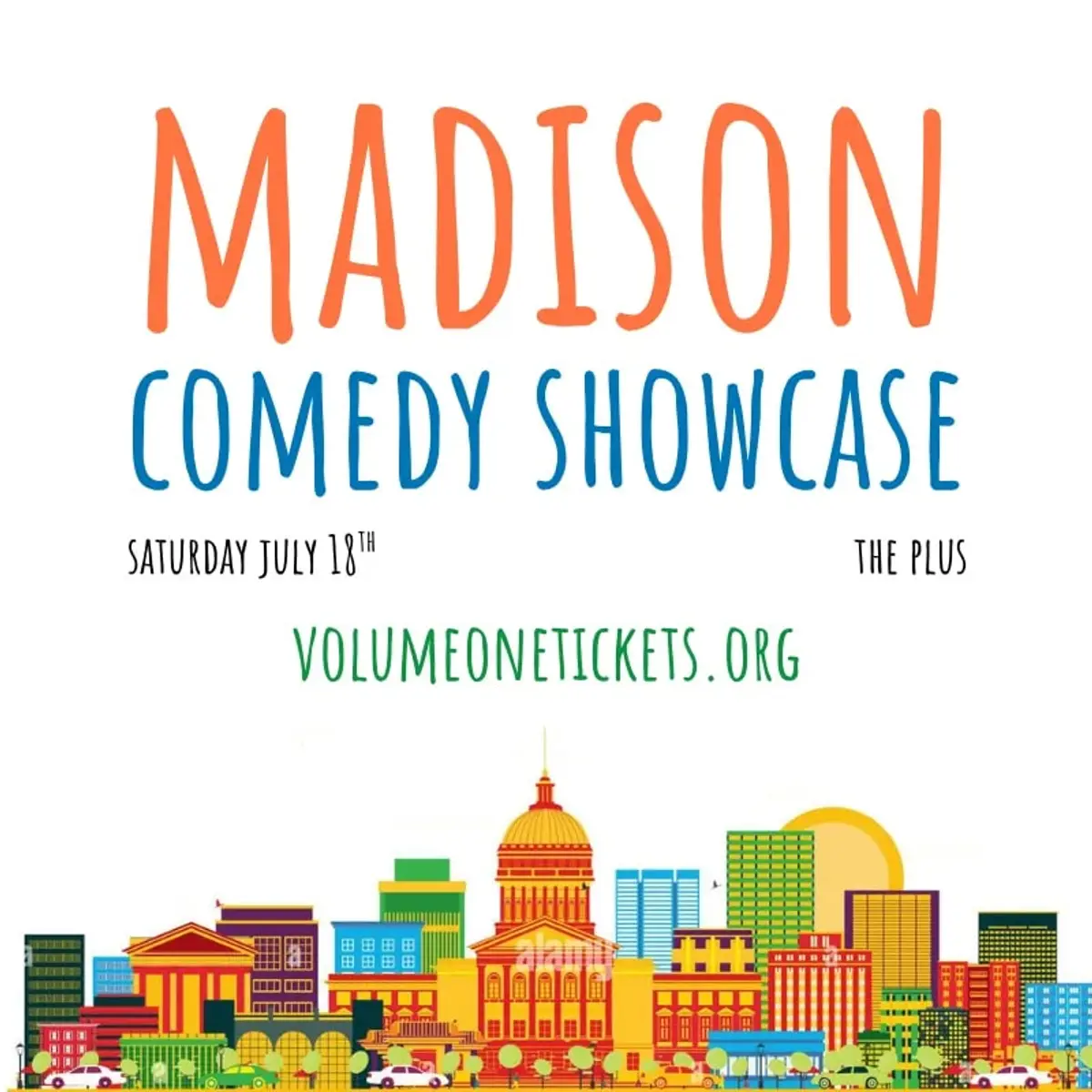 Clear Water Comedy Presents Madison Showcase Night at The Plus!