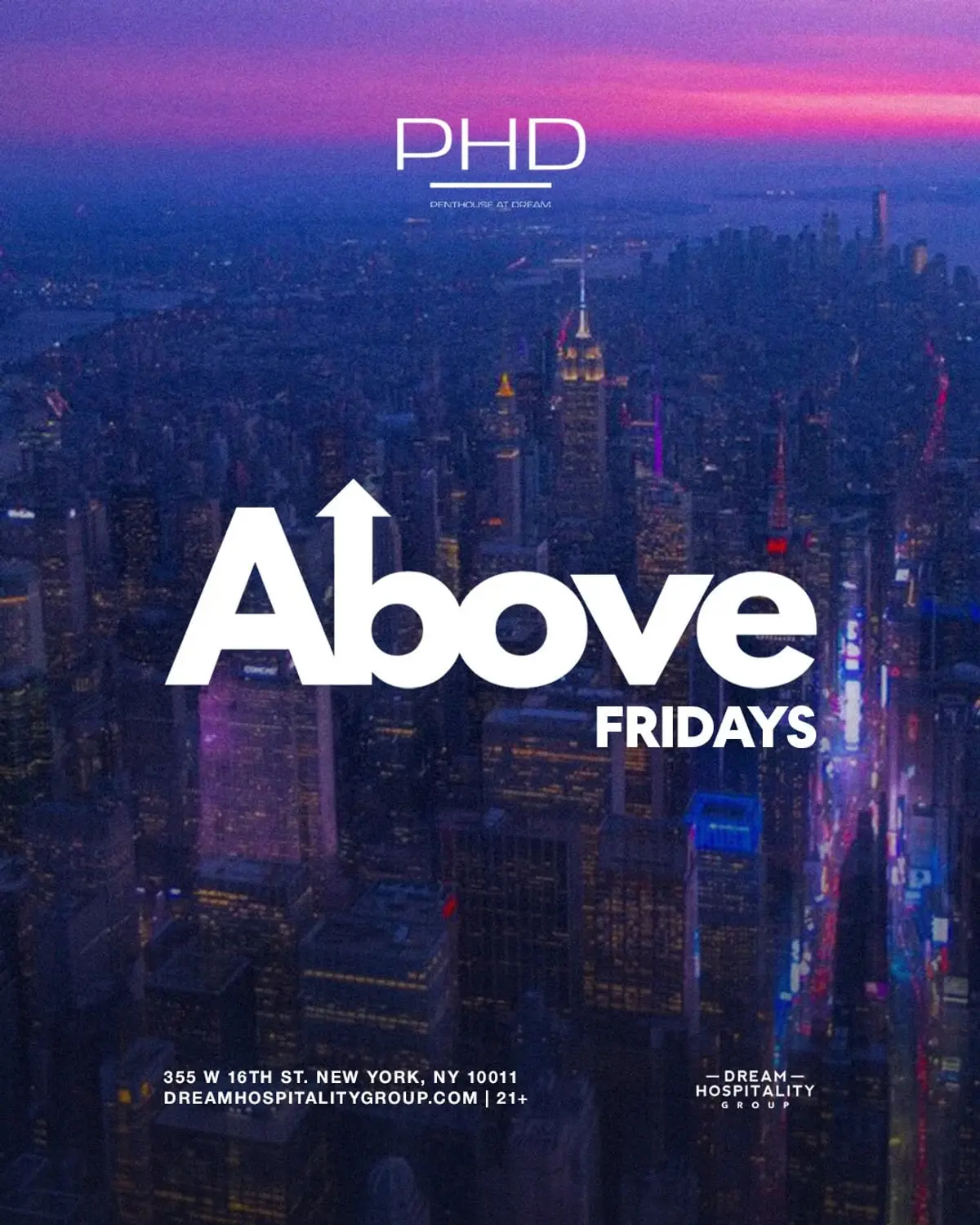 Above Fridays @ PhD Rooftop