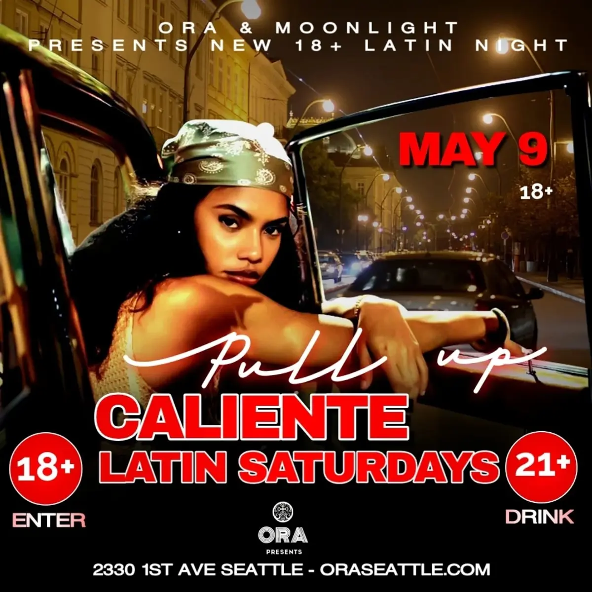 CALIENTE SATURDAYS (LATIN at Ora  (18+)