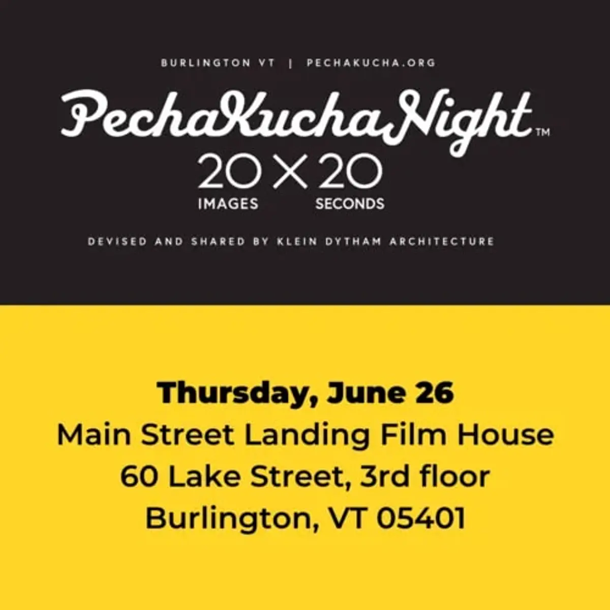PechaKucha Night Burlington | Volume 40