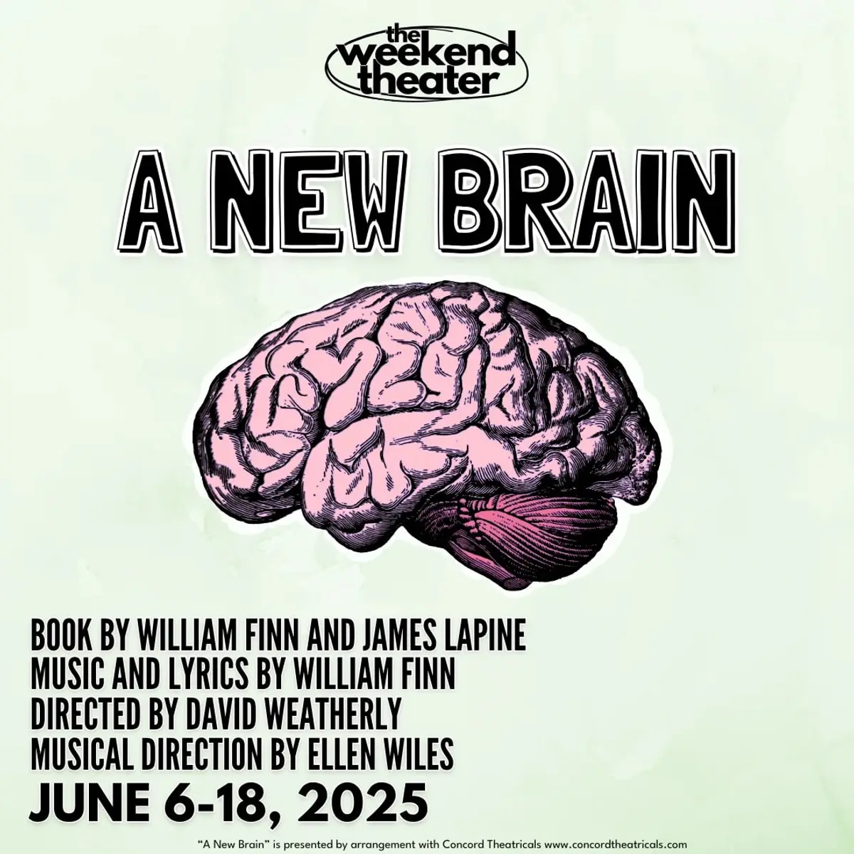 The Weekend Theater presents A New Brain!