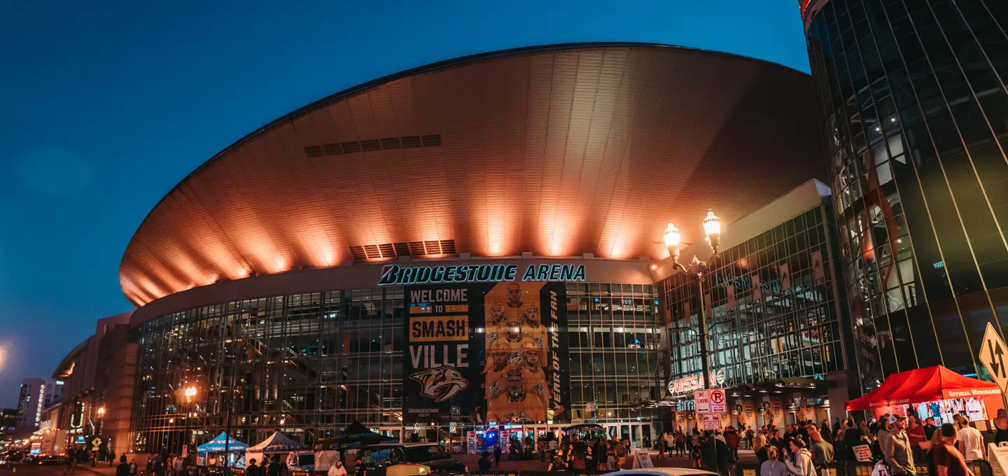 New Jersey Devils at Nashville Predators, Bridgestone Arena, Nashville,  February 14 2024
