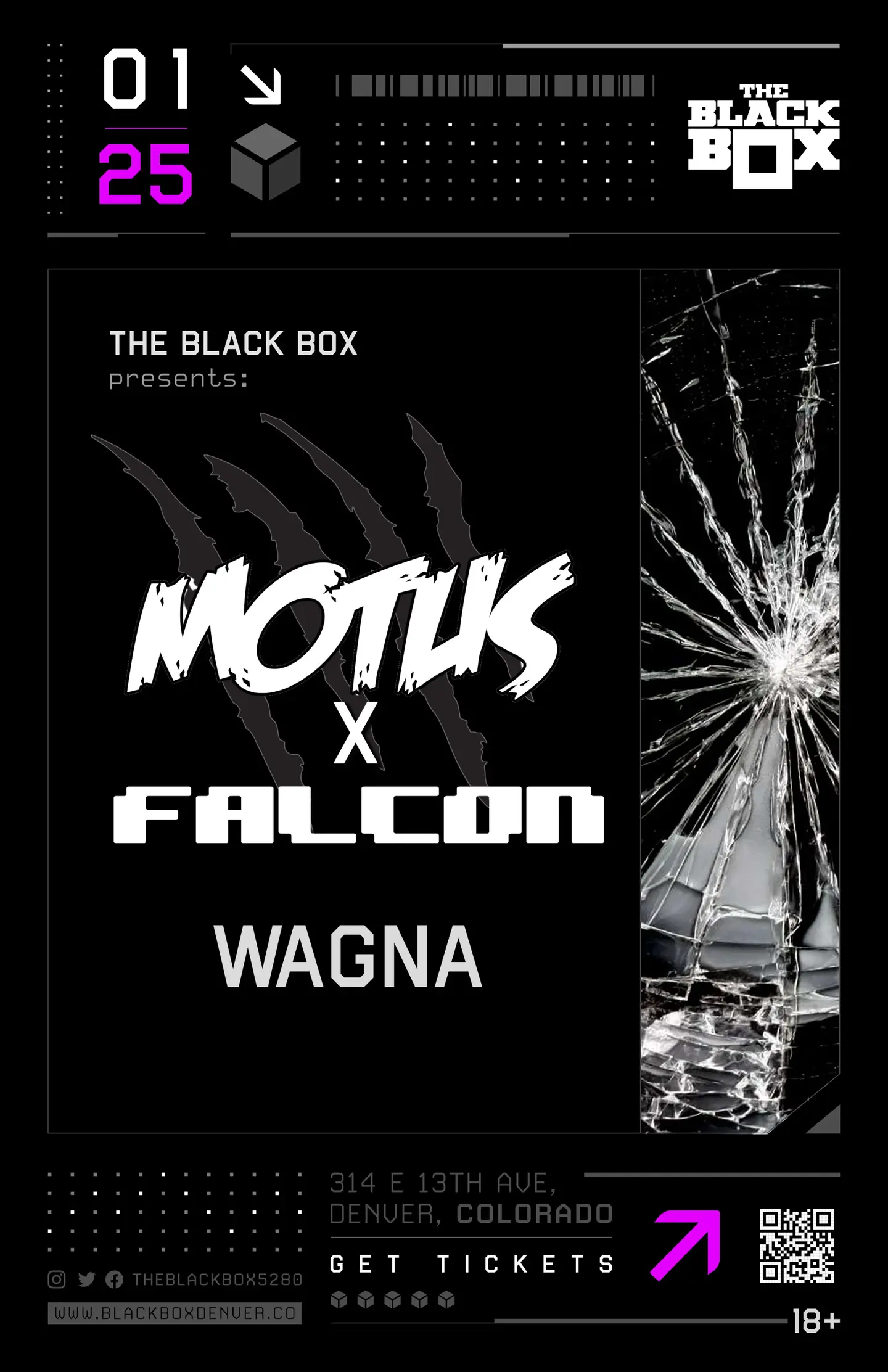 The Black Box presents: Motus x Falcon w/ Wagna