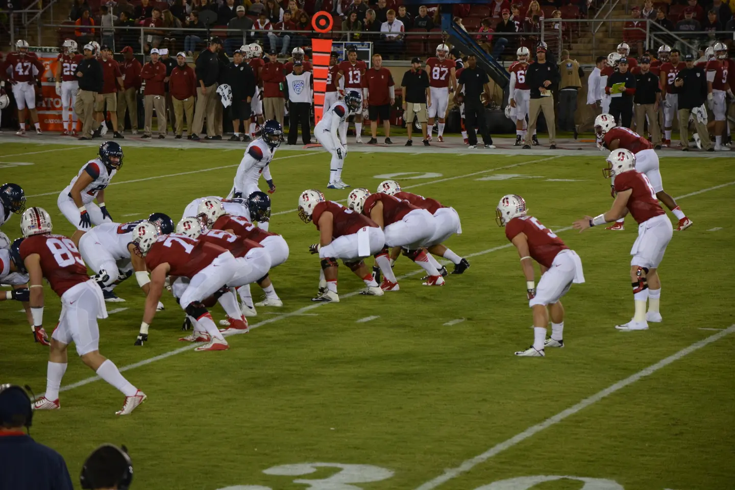 Stanford Cardinal at Notre Dame Fighting Irish Football