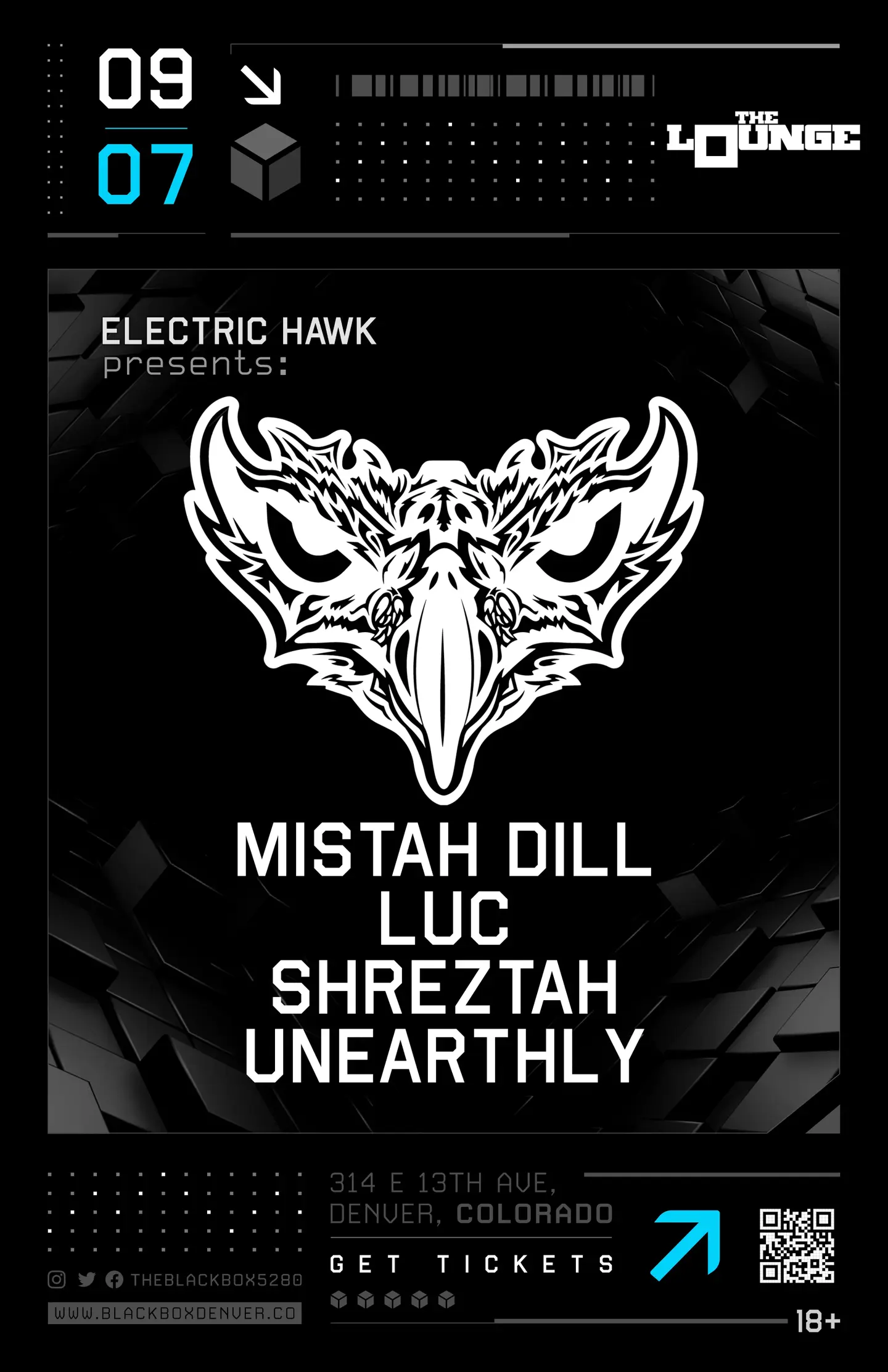 Electric Hawk: Mistah Dill, LUC, Shreztah, Unearthly