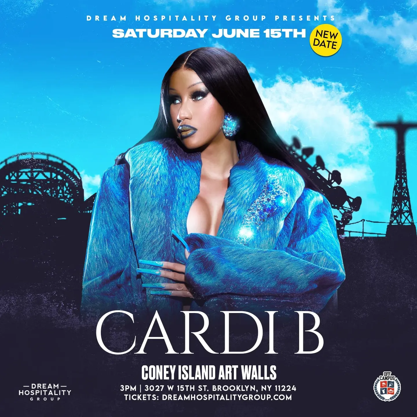 CARDI B JUNE 15TH @ THE CONEY ISLAND ART WALLS