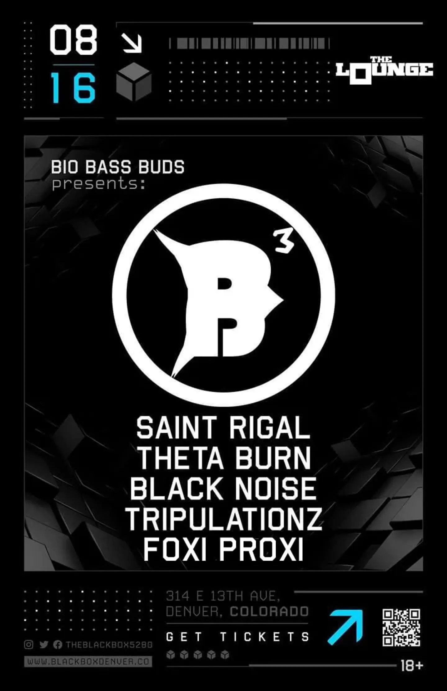 Bio Bass Buds: Saint Rigal, Theta Burn, Black Noise, Tripulationz, Foxi Proxi