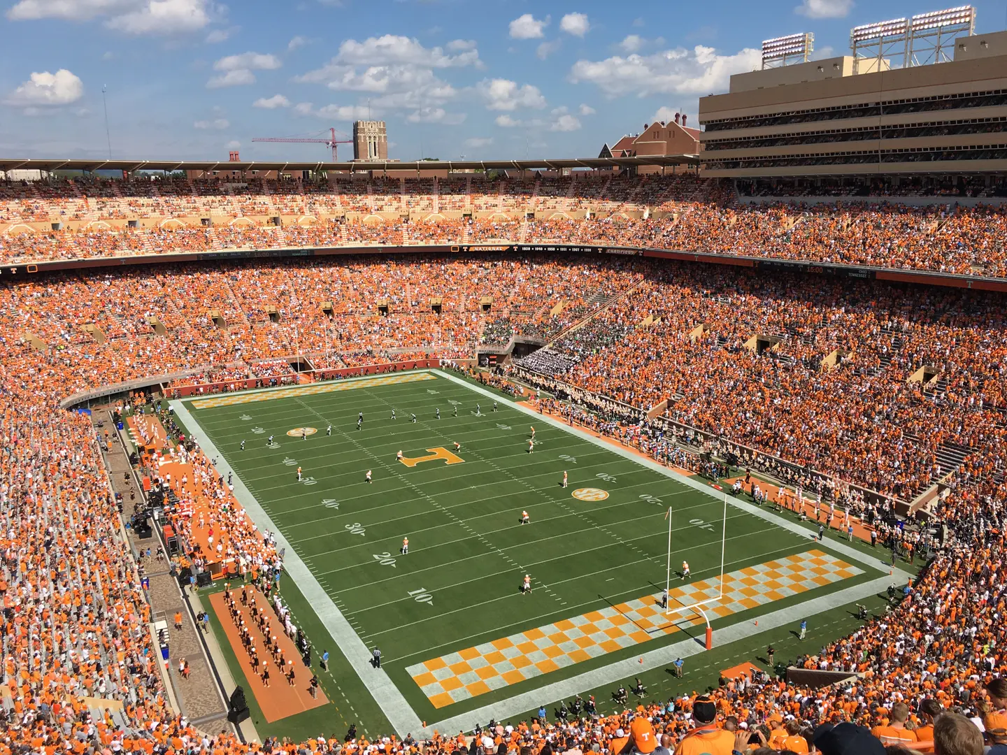 Alabama Crimson Tide at Tennessee Vols Football