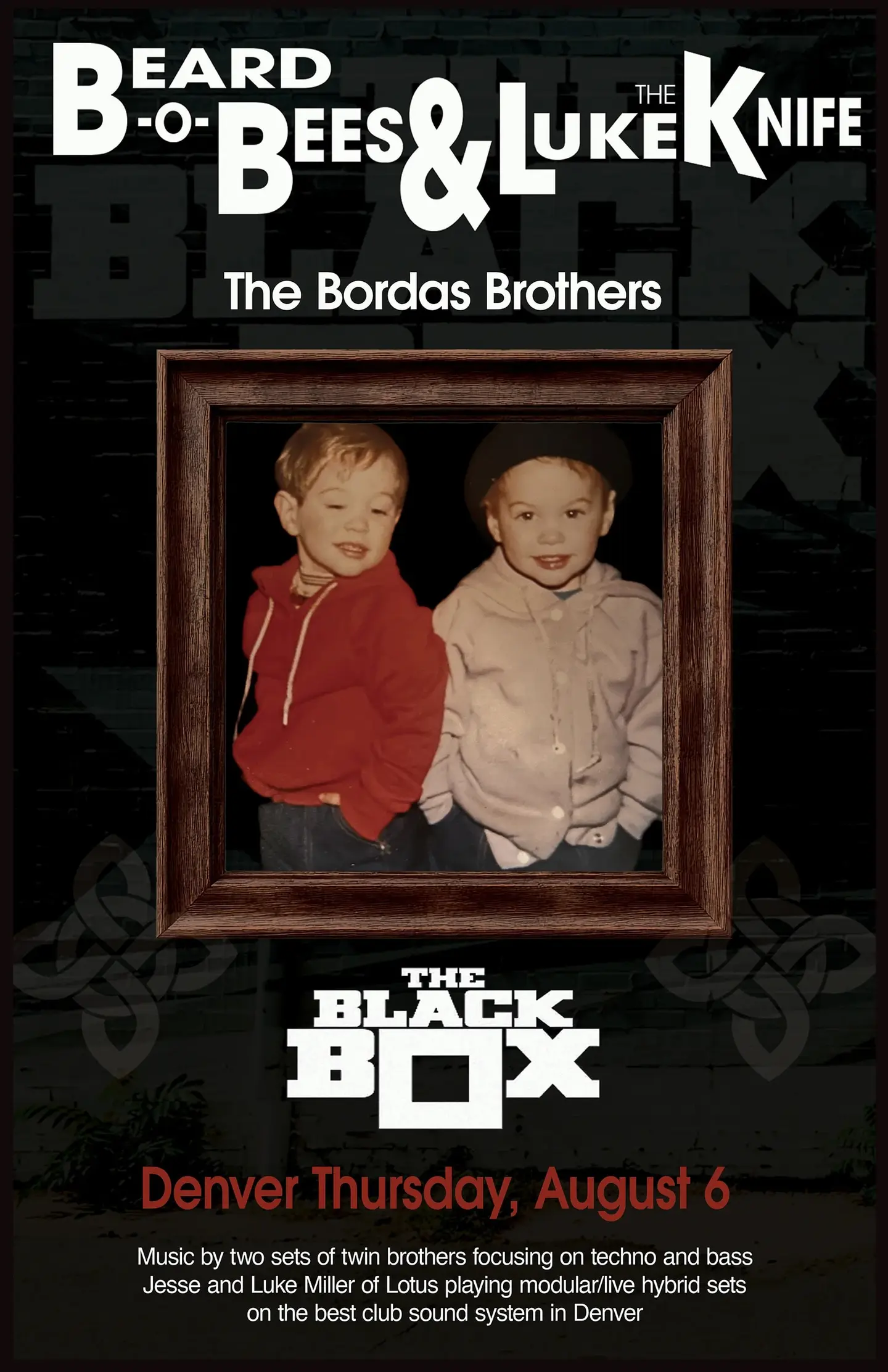 Beard-o-Bees & Luke The Knife w/ The Bordas Brothers