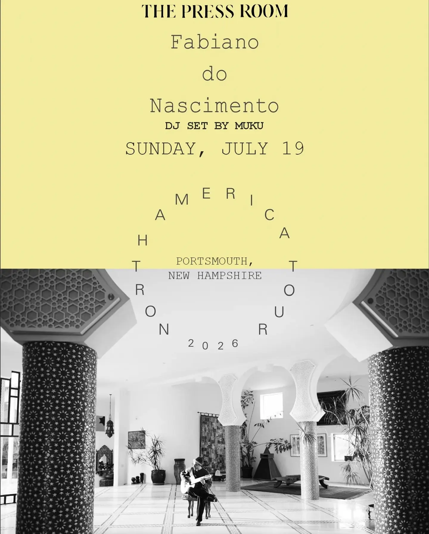 Fabiano do Nascimento w/ DJ set by Muku