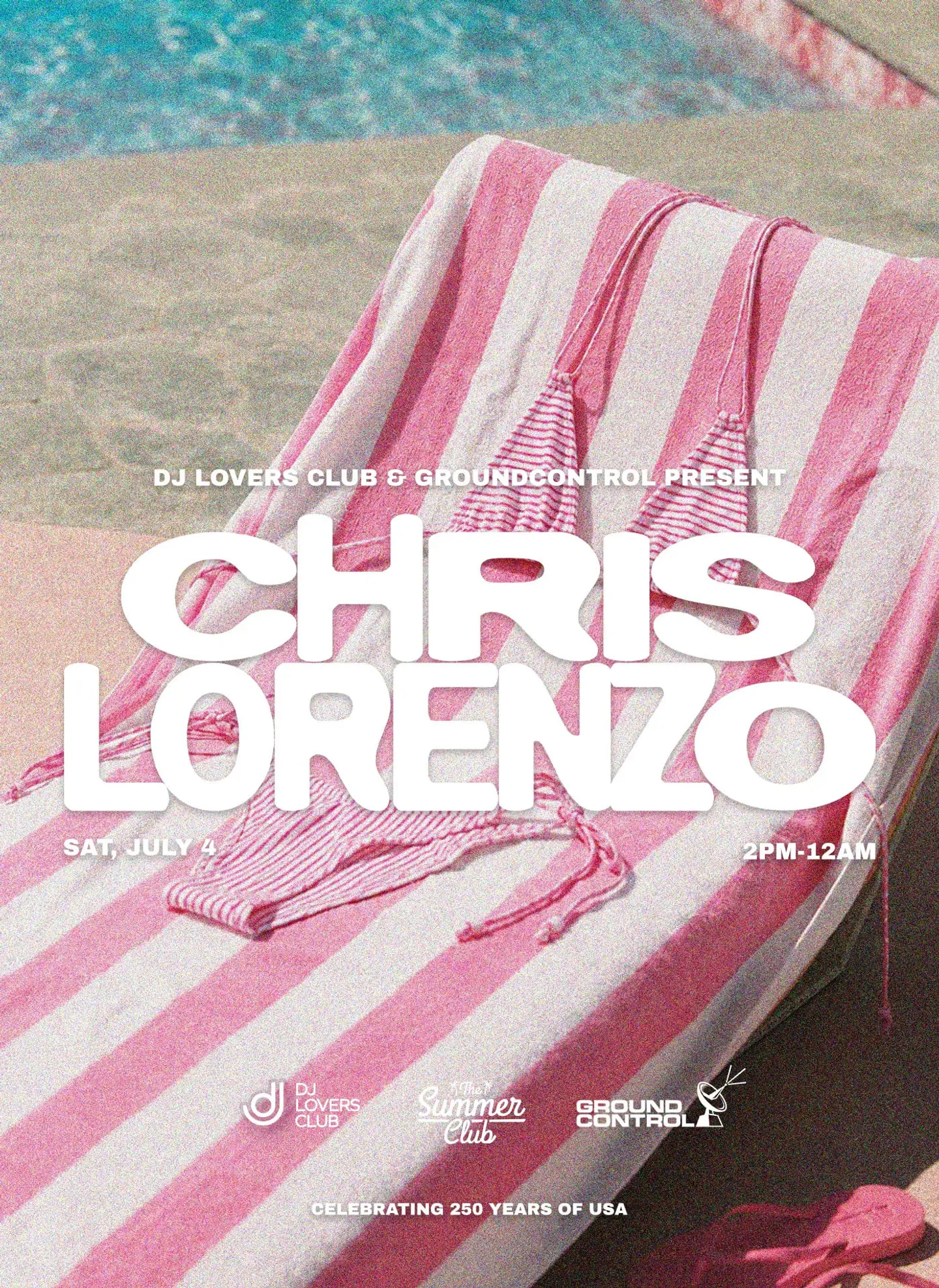 Chris Lorenzo July 4th at The Summer Club
