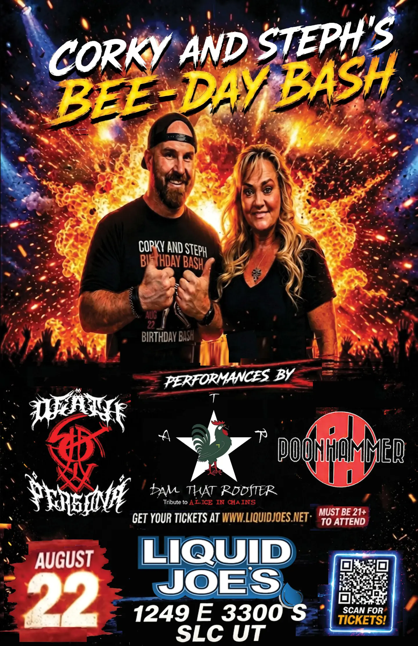 Birthday Bash Celebration for Corky and Steph