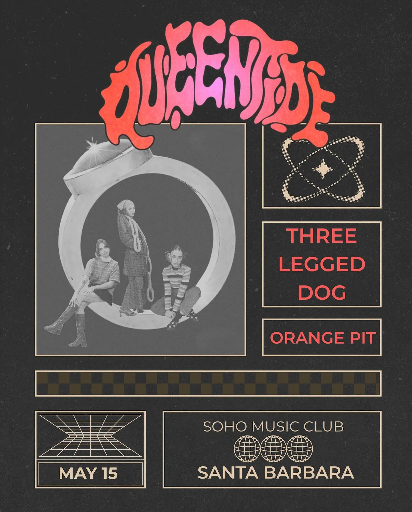 Queentide with Three Legged Dog, & Orangepit!