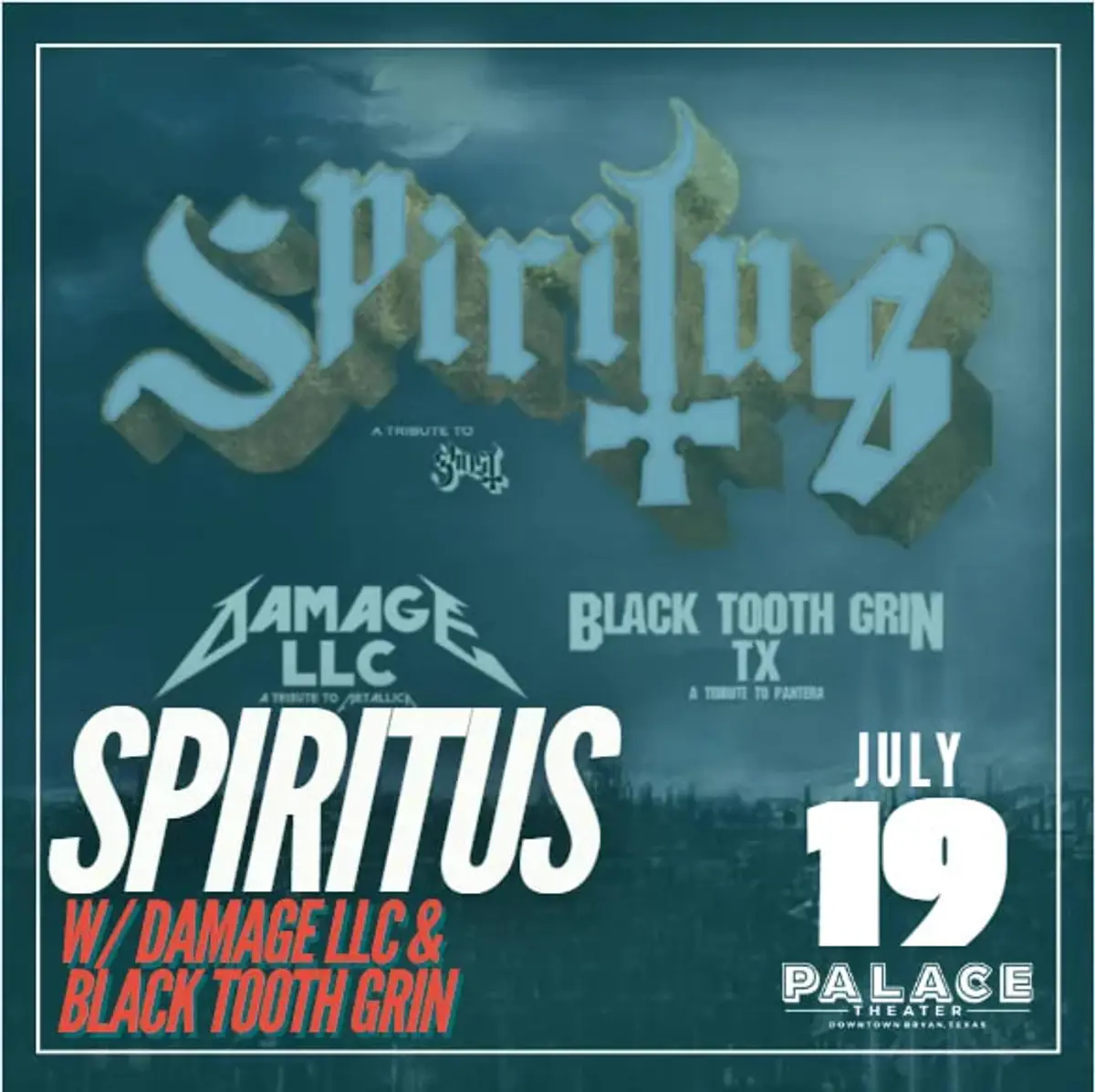 Spiritus featuring Damage LLC and Black Tooth Grin