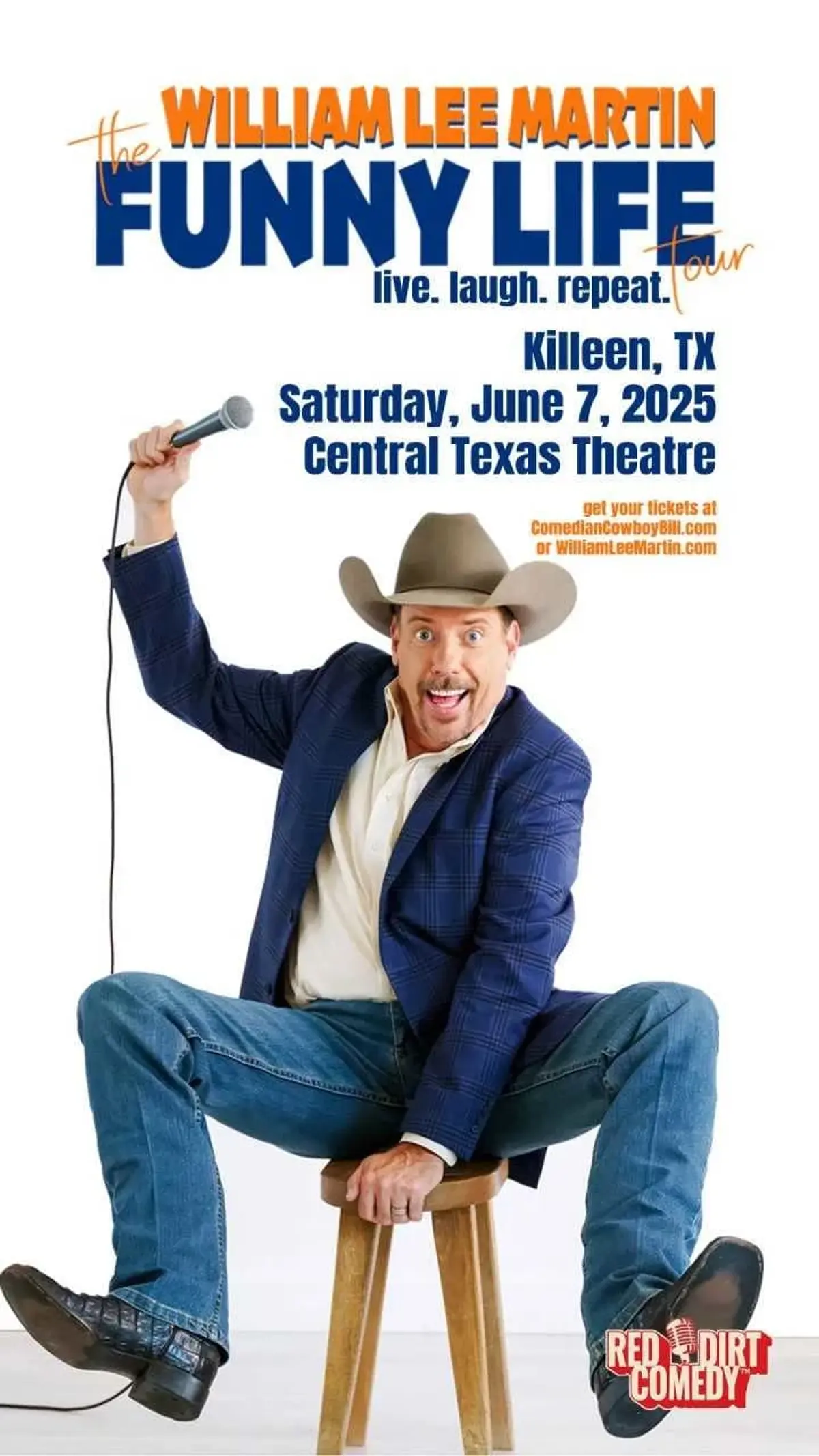 William Lee Martin The Funny Life Tour