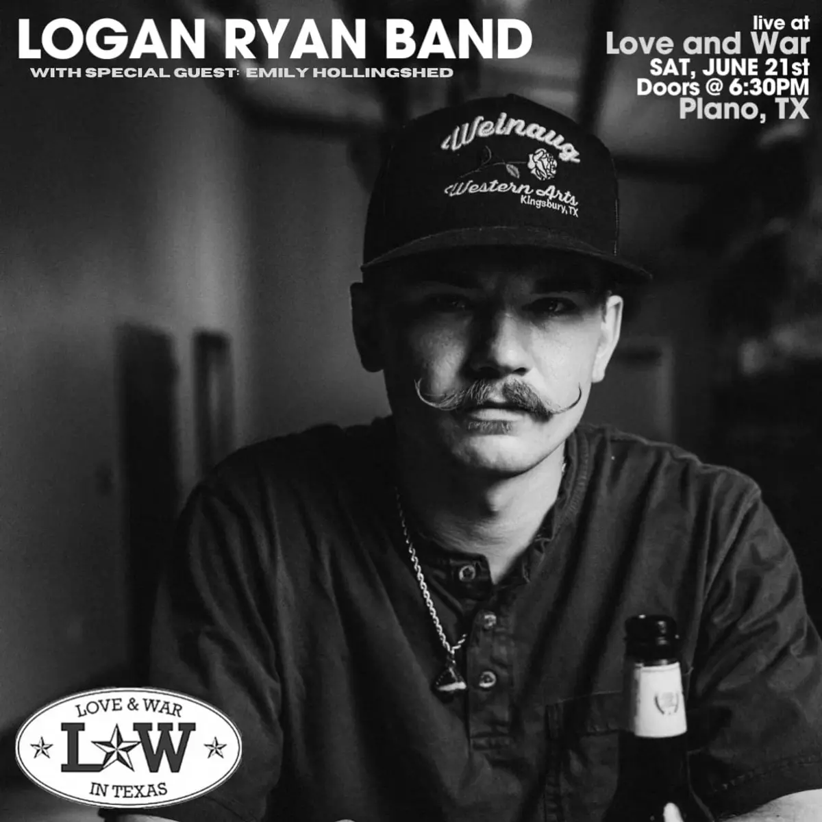 LOGAN RYAN BAND w/ special guest Emily Hollingshed