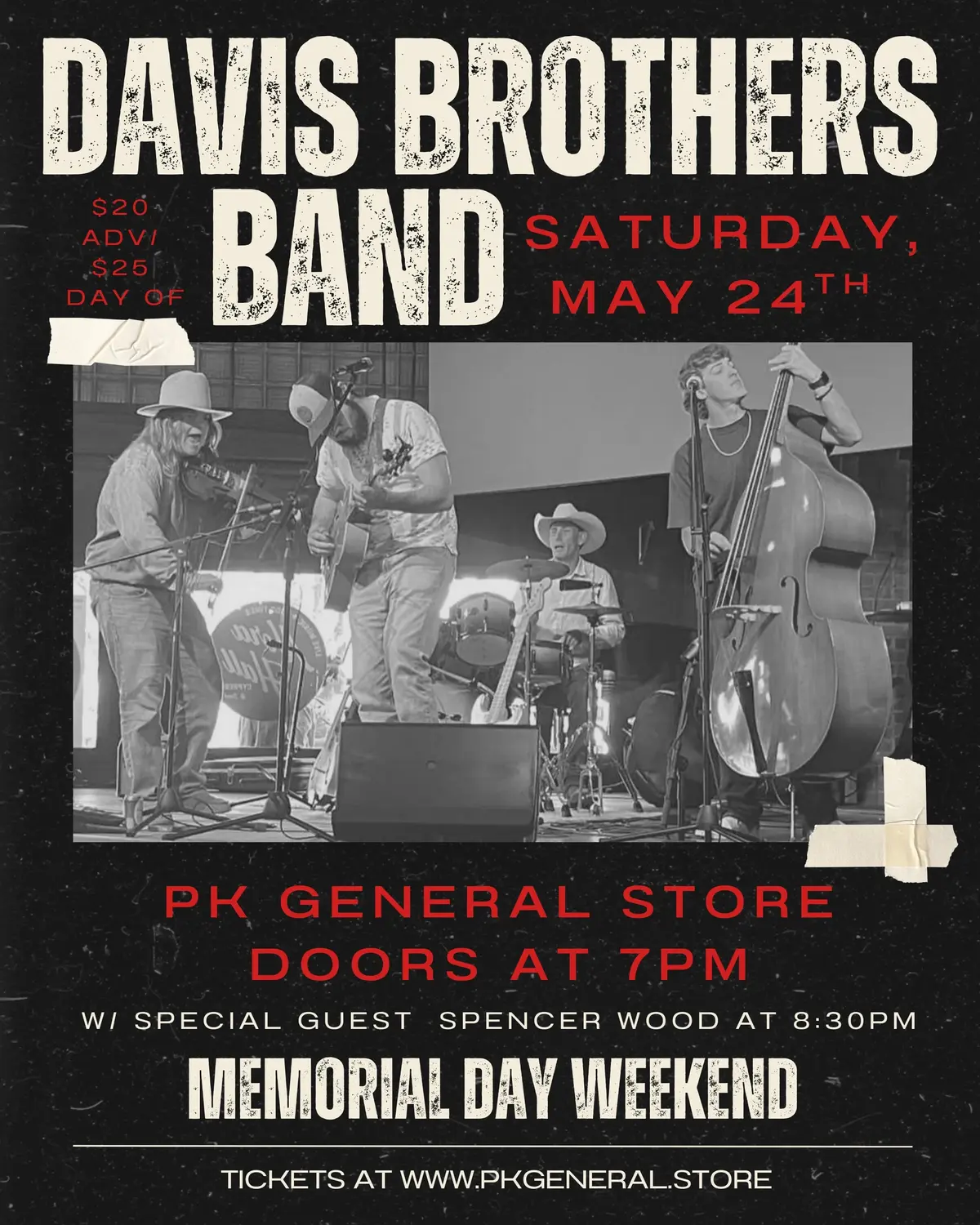 Davis Brothers Band w/ special guest Spencer Wood
