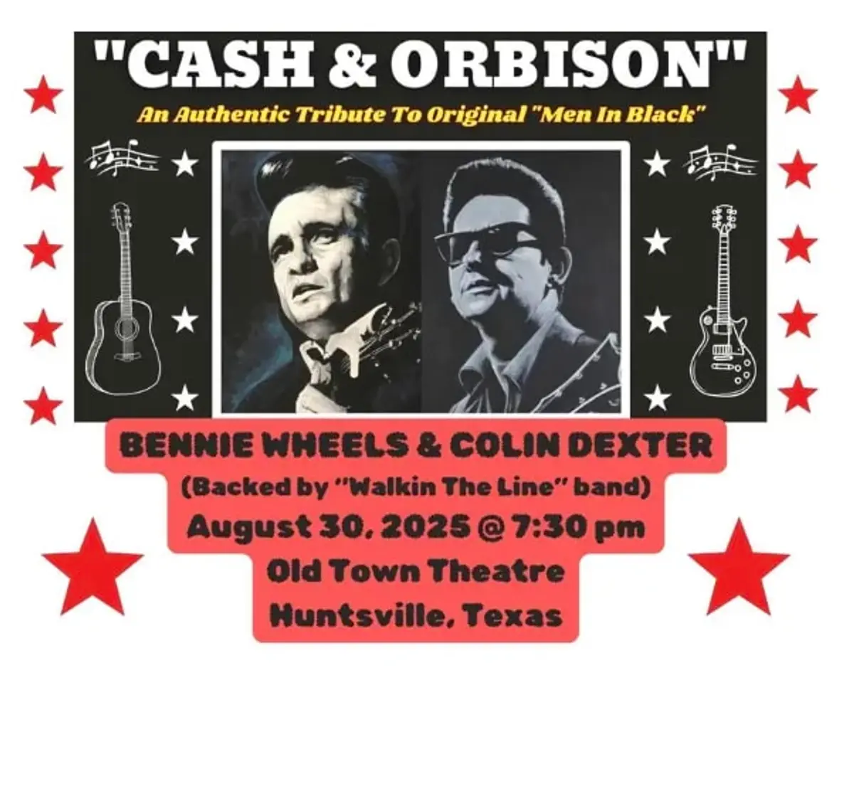 Cash & Orbison - A Tribute to The Original Men In Black