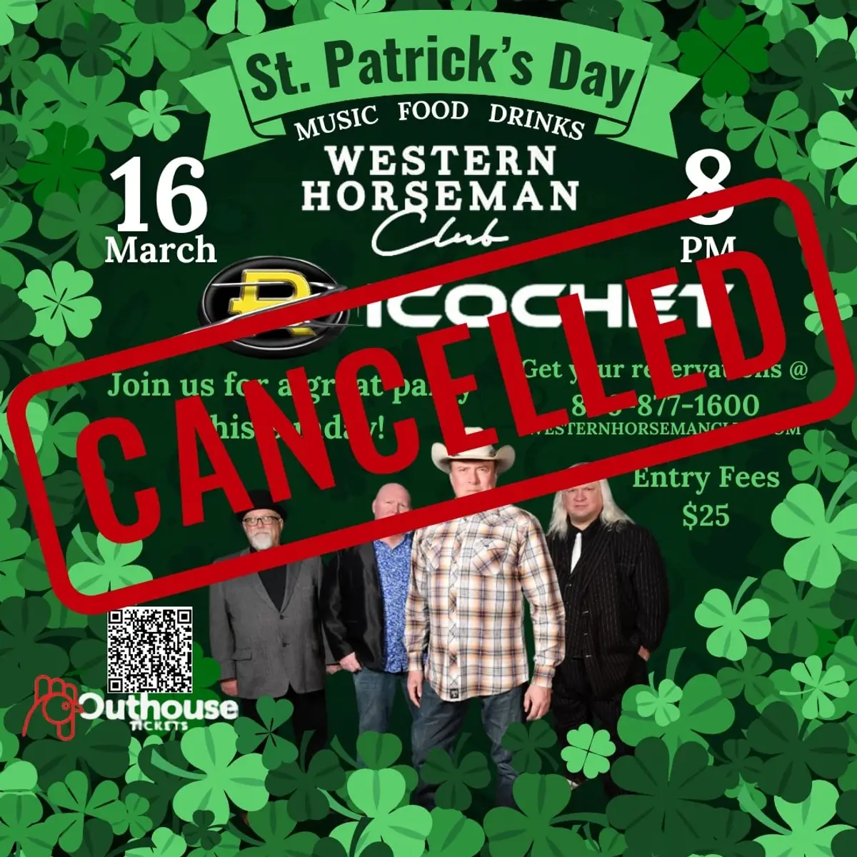 Ricochet St Patrick's Day Party