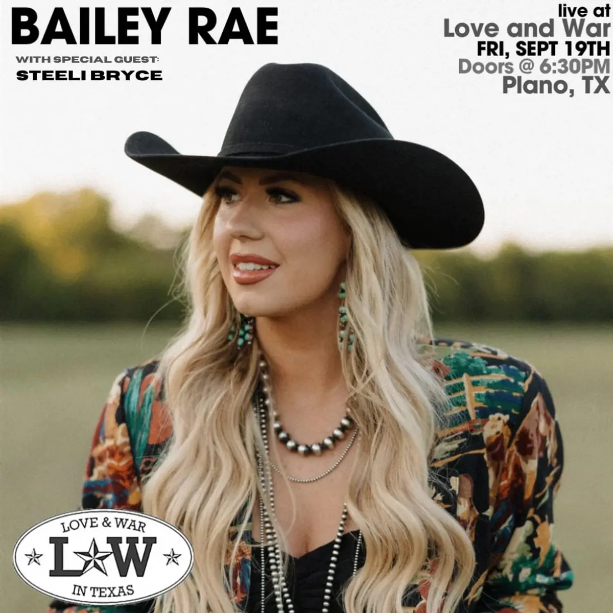 BAILEY RAE w/special guest Steeli Bryce